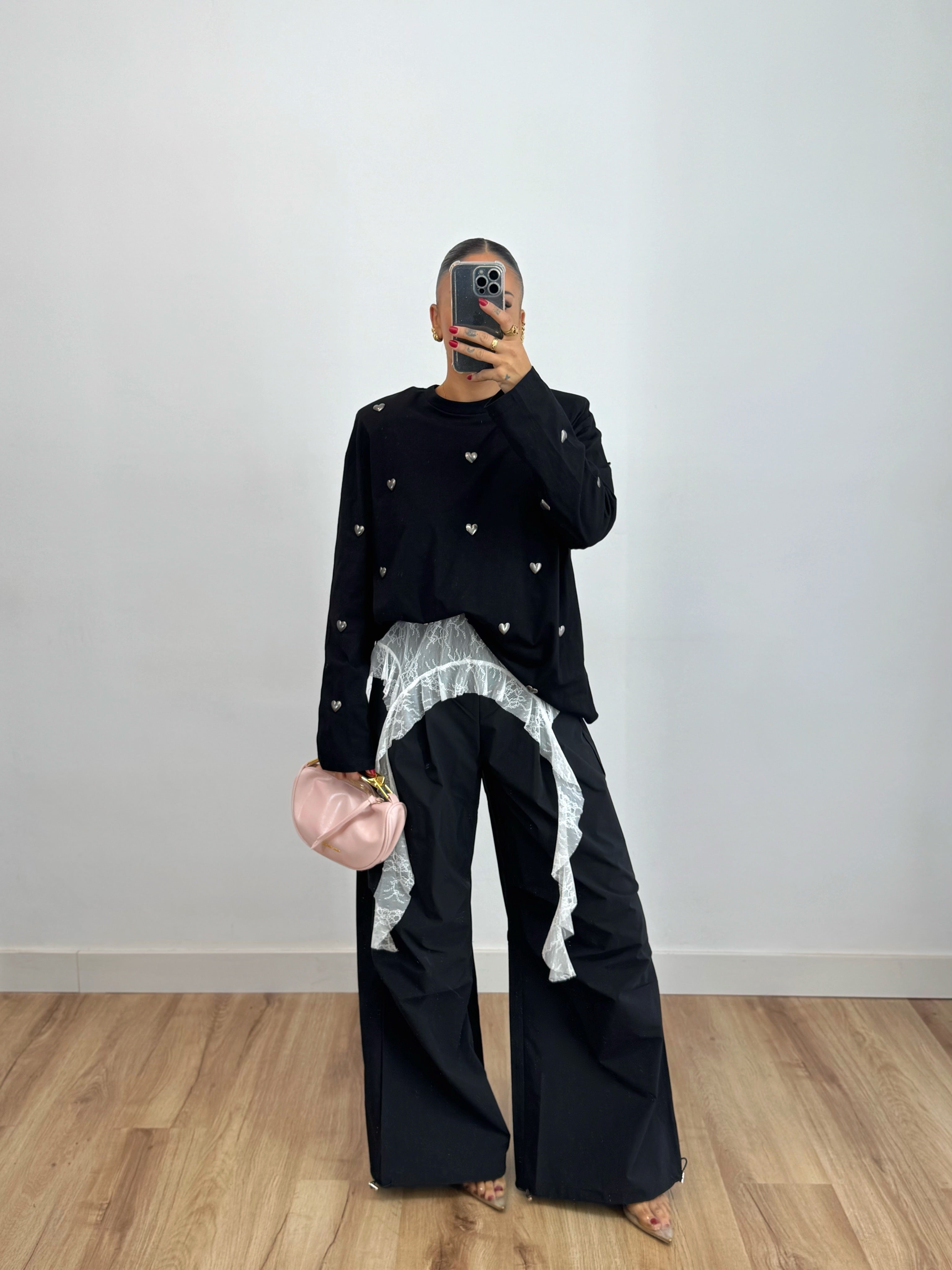 PANTALÓN PARACHUTE BLONDA BLACK