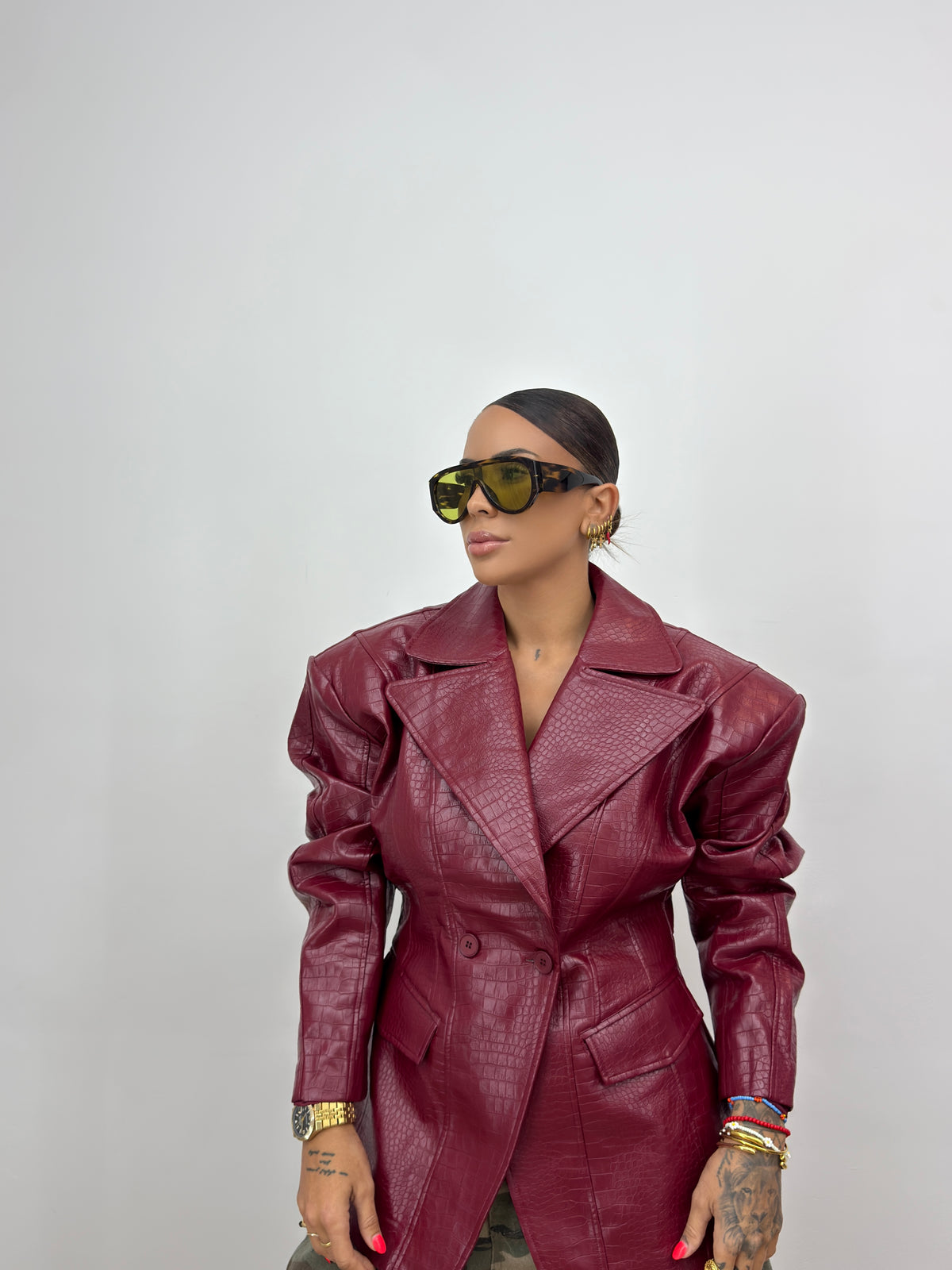 BLAZER PREMIUM ECO PIEL DROLE