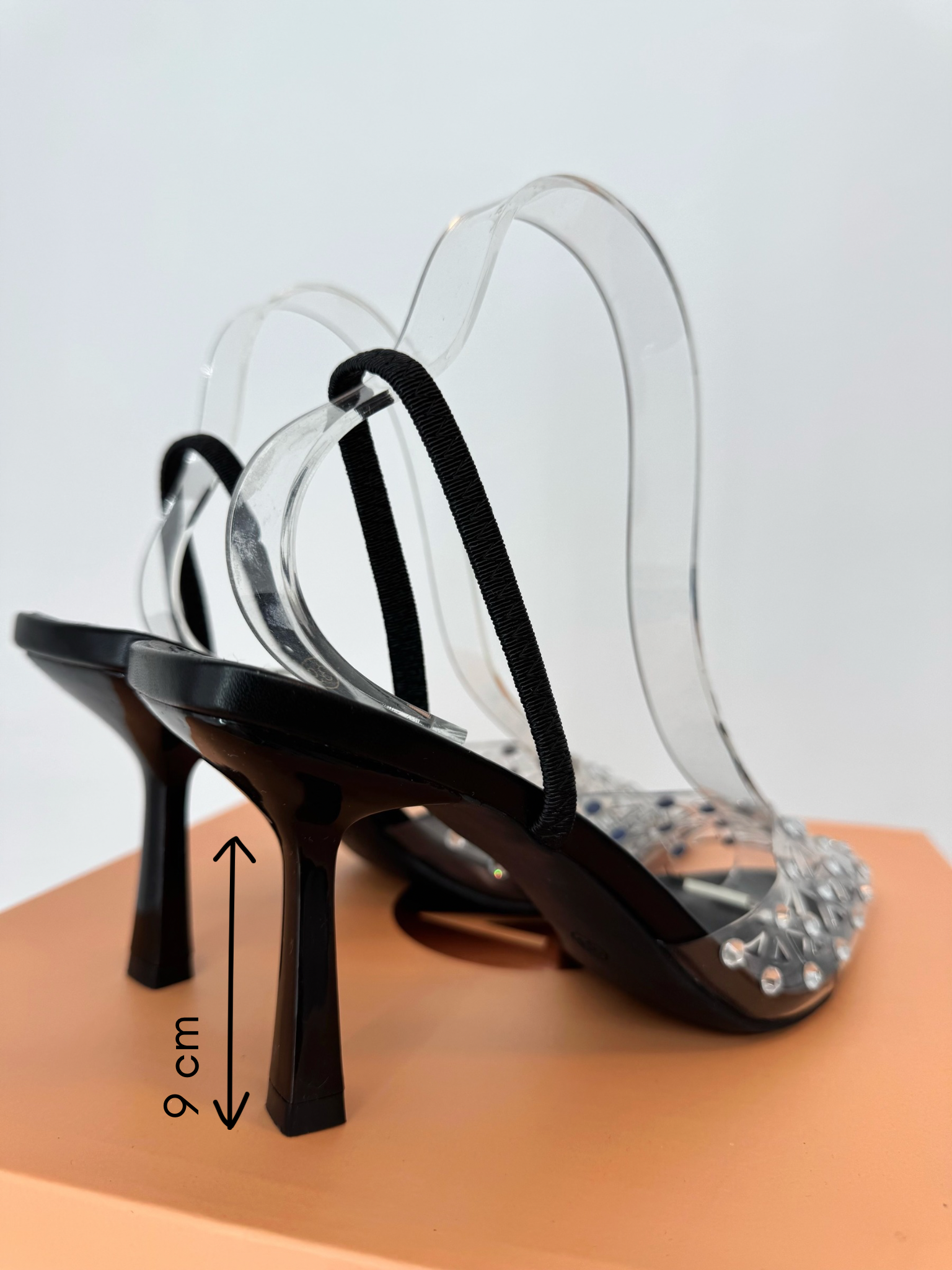 TACONES BLACK CLEAR
