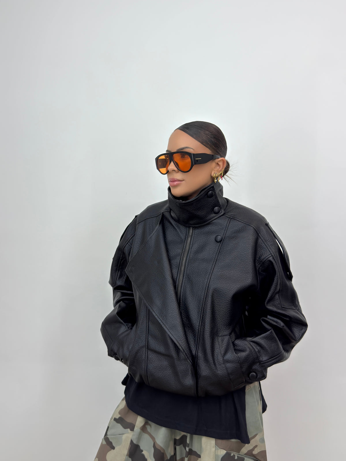 BIKER PREMIUM ECO PIEL JAYDEN BLACK