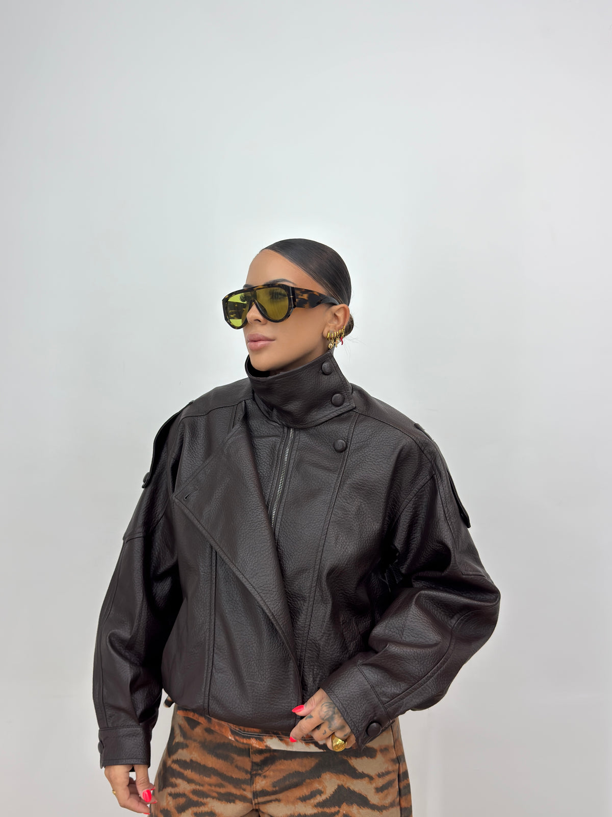 BIKER PREMIUM ECO PIEL JAYDEN CHOCO