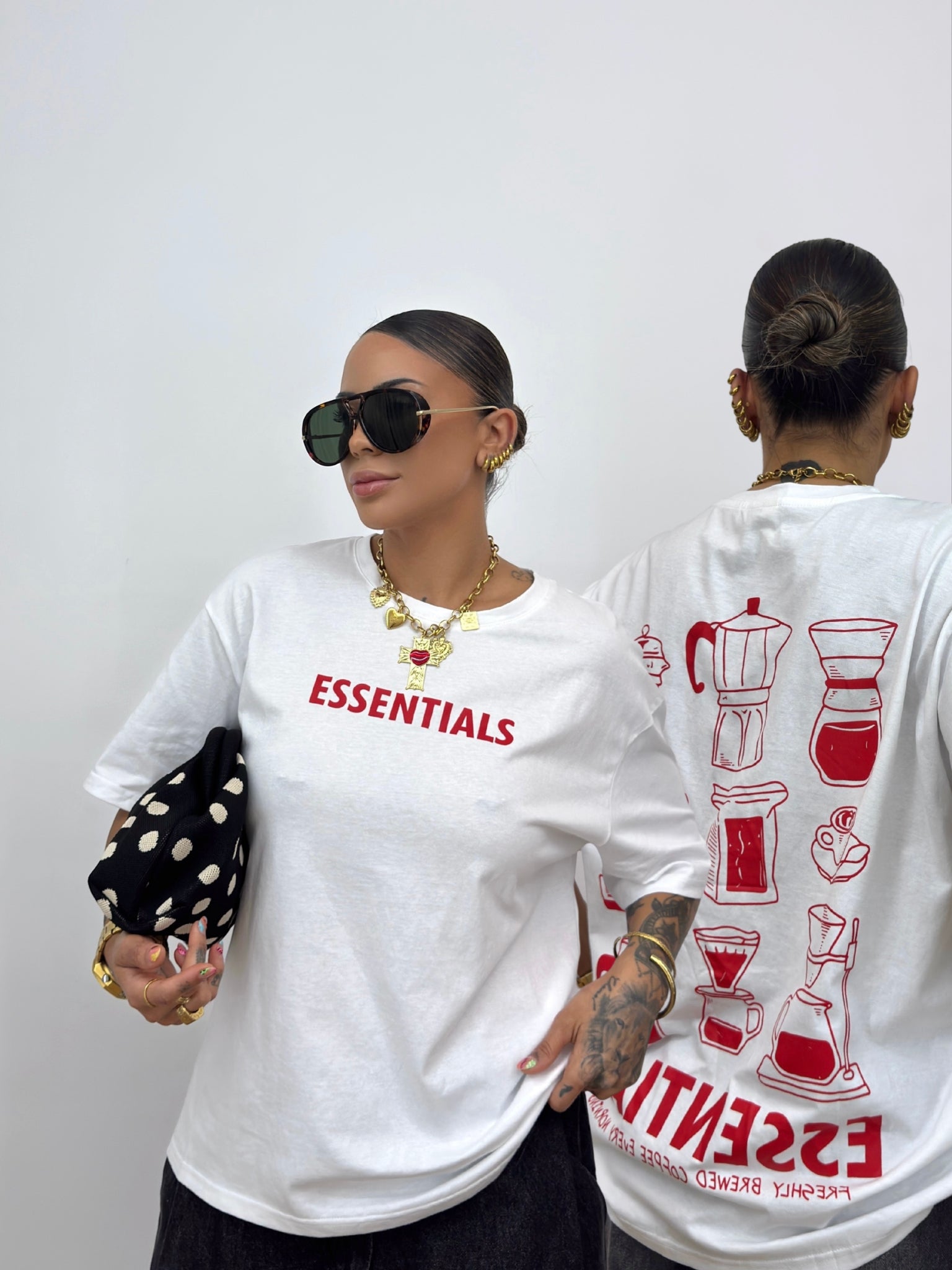 CAMISETA OVER ESSENTIALS
