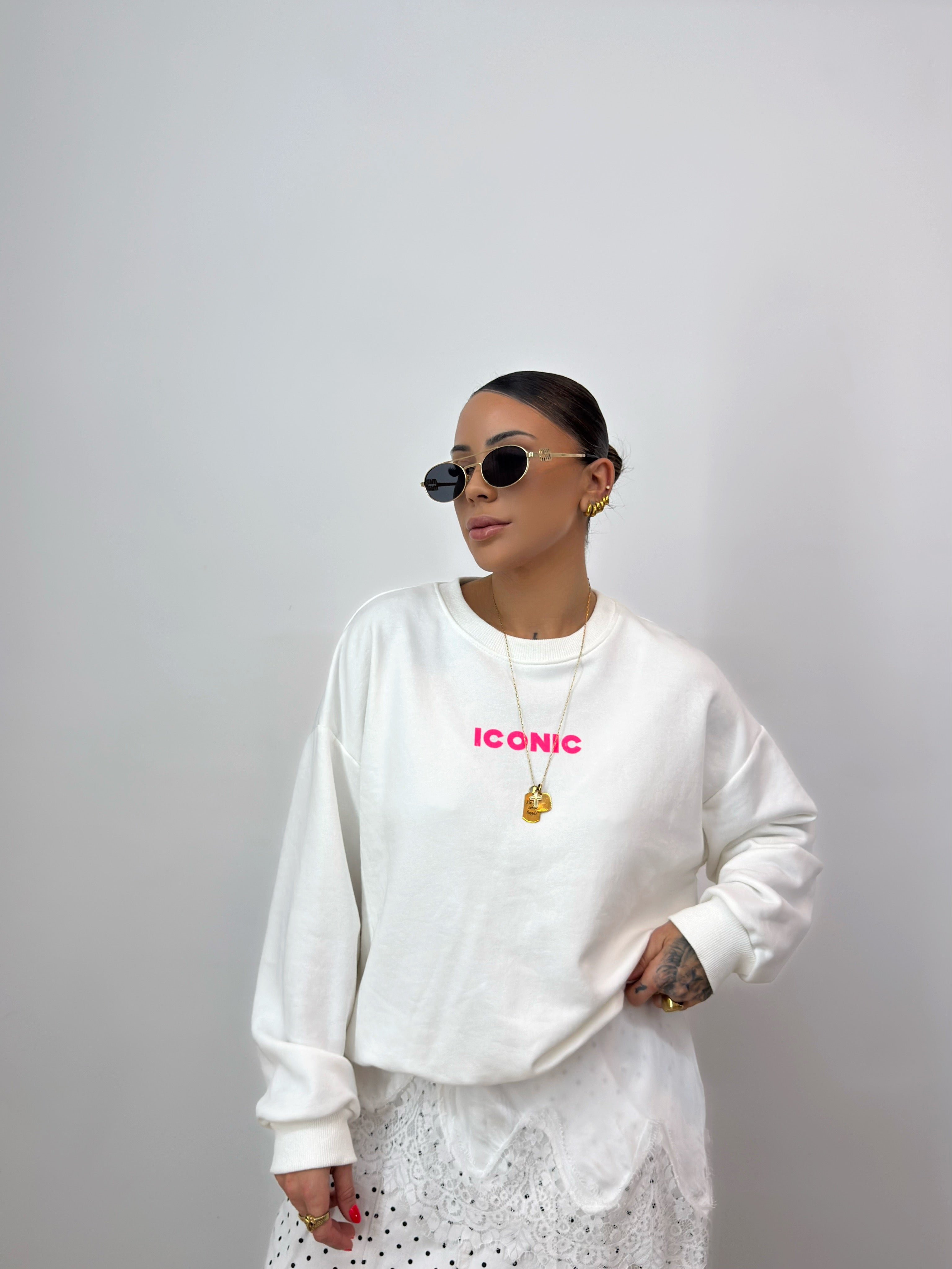 SUDADERA FLÚOR ICONIC