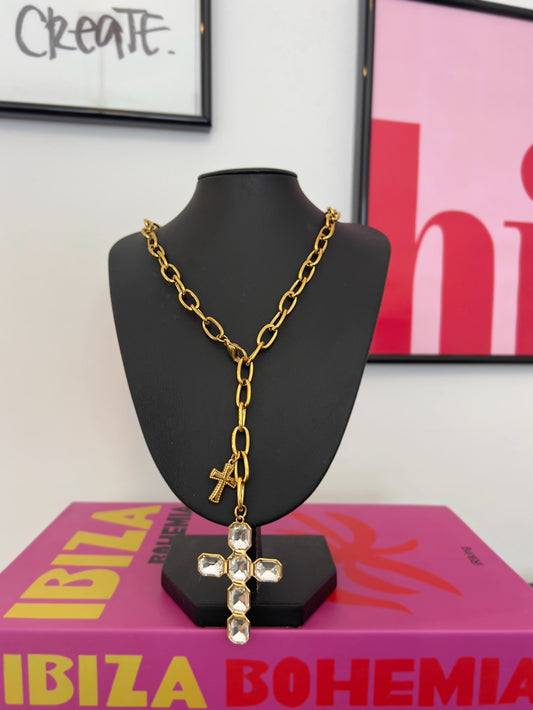 COLLAR DOUBLE CROSS