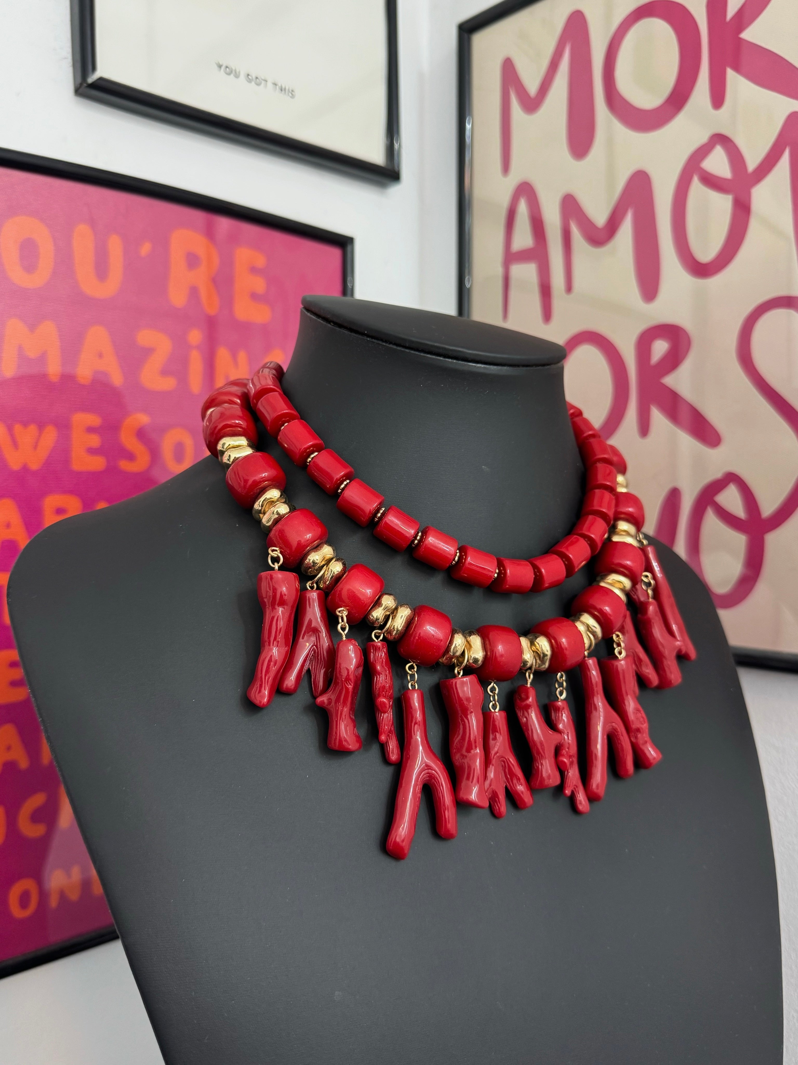 COLLAR DOUBLE RED