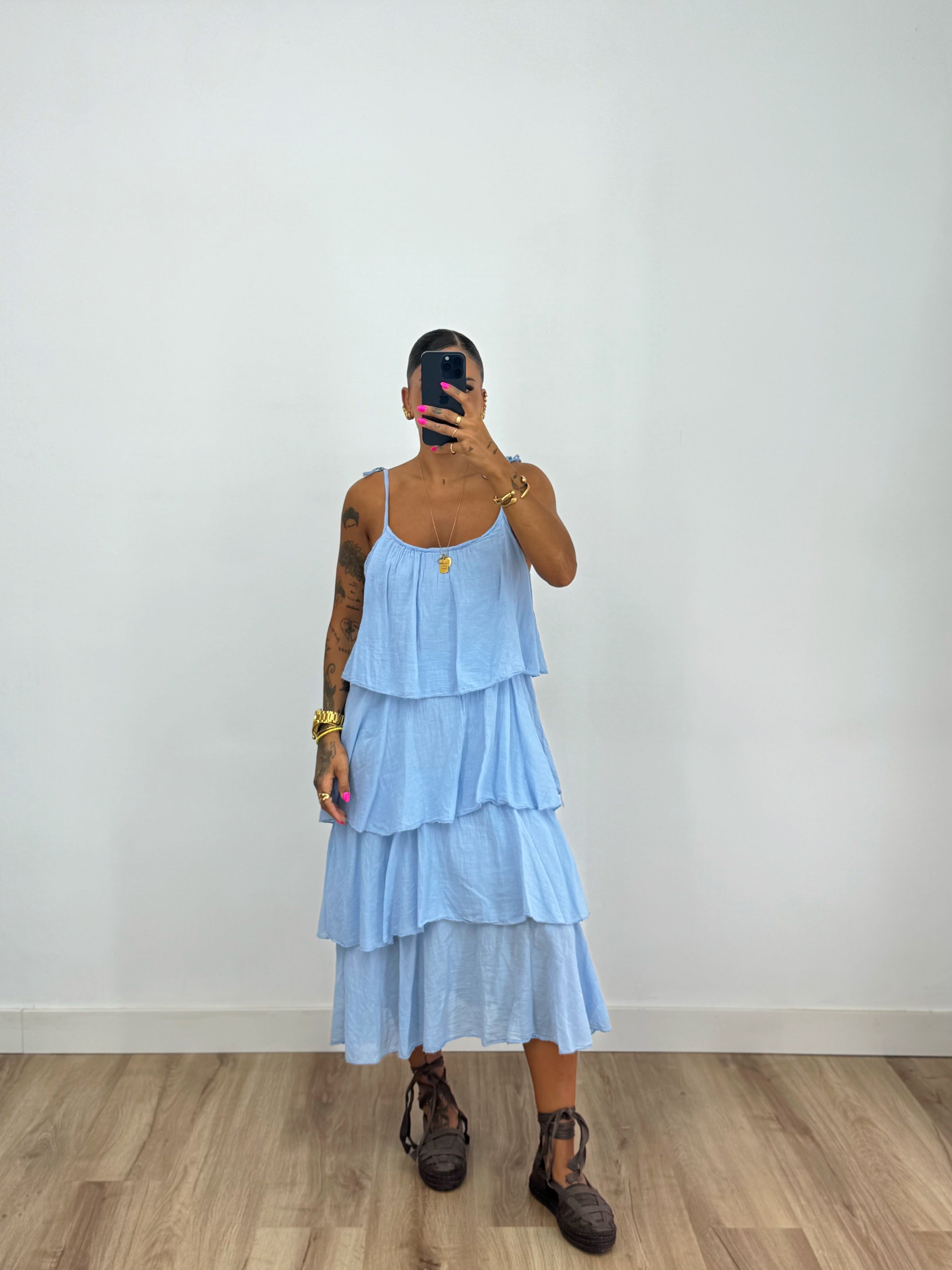 VESTIDO FORMENTERA BABY BLUE