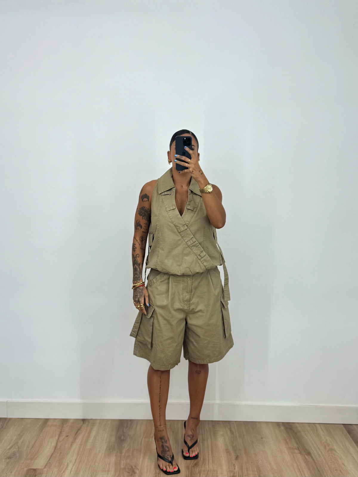 BERMUDA PREMIUM ARMY TAUPE