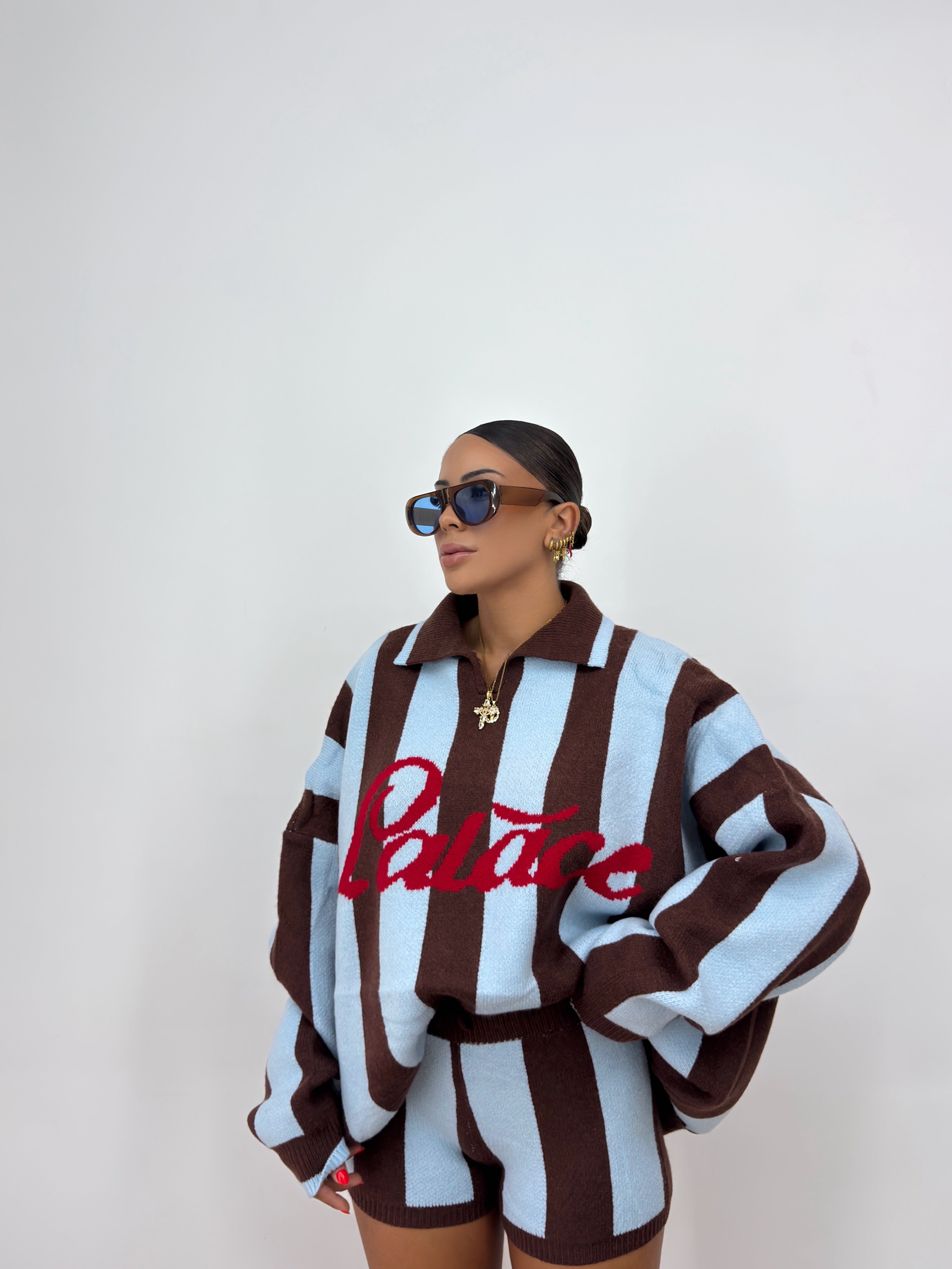 CONJUNTO PREMIUM KNIT PALACE BROWN