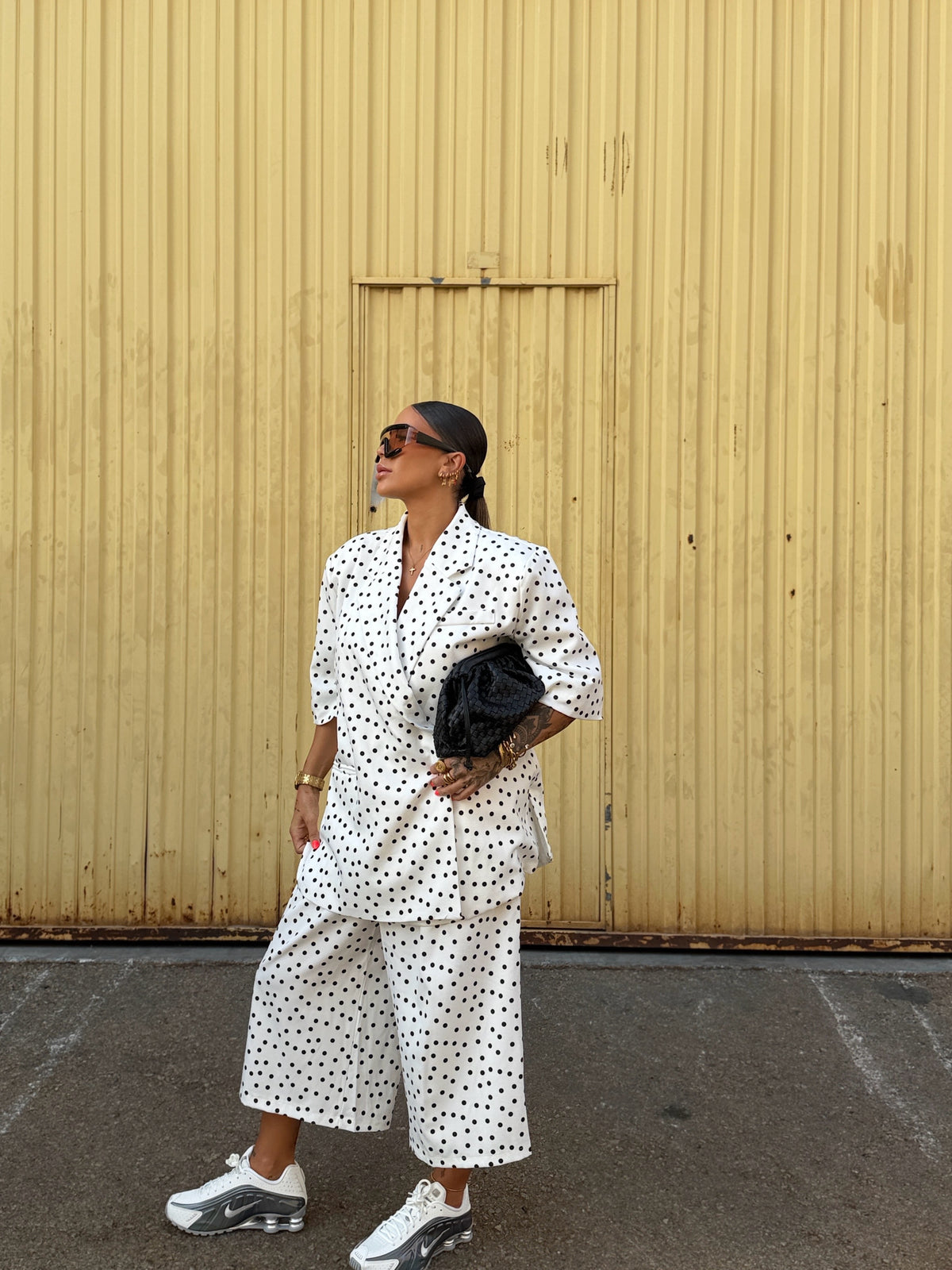 BLAZER OVER PREMIUM POLKA DOTS