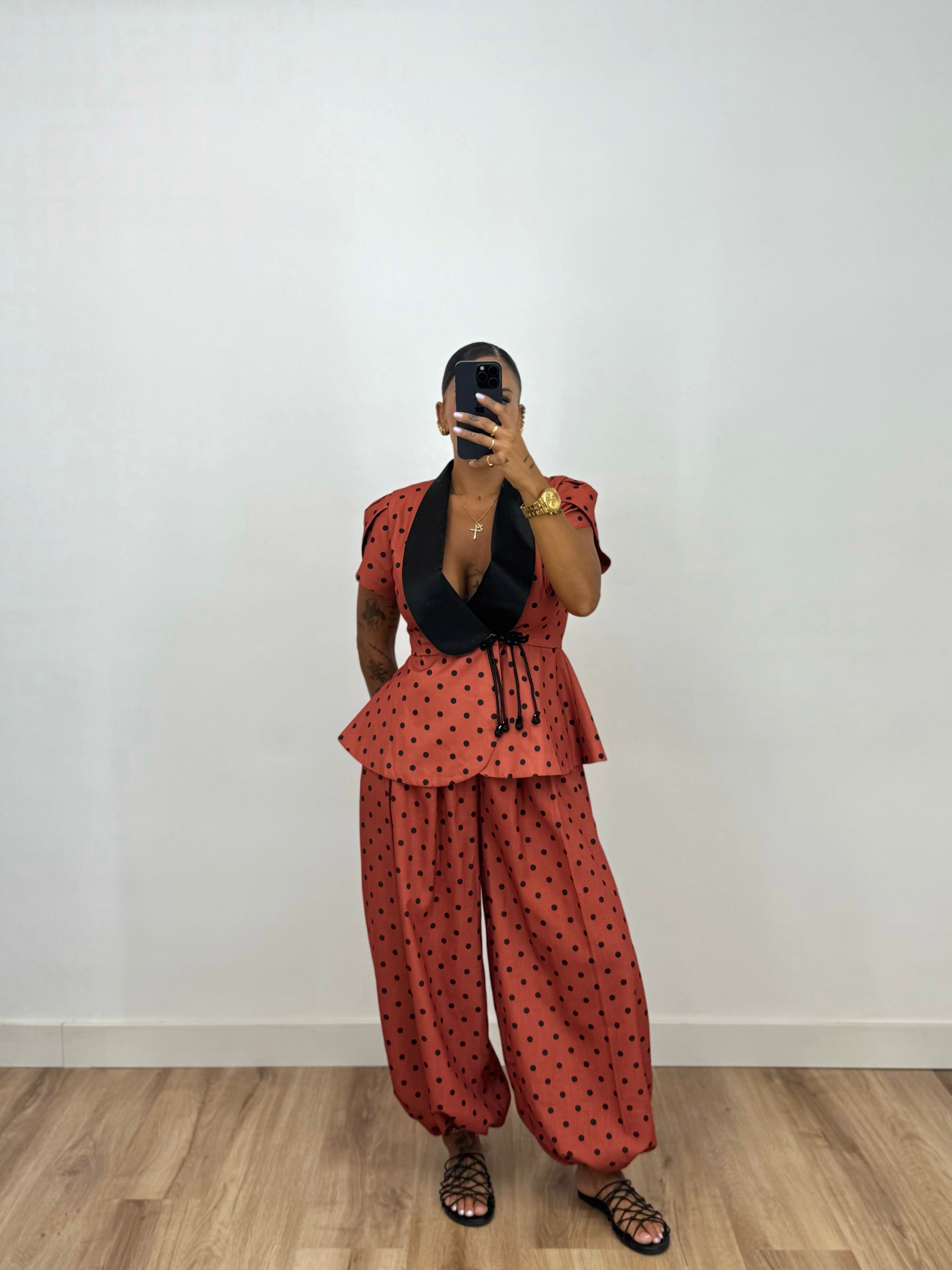 PANTALÓN PREMIUM LINO POLKA
