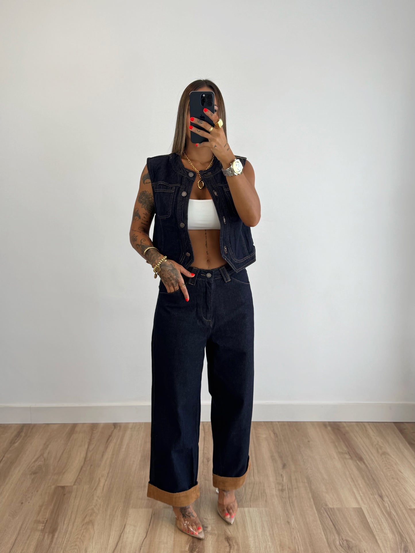 CONJUNTO PREMIUM DENIM PANA