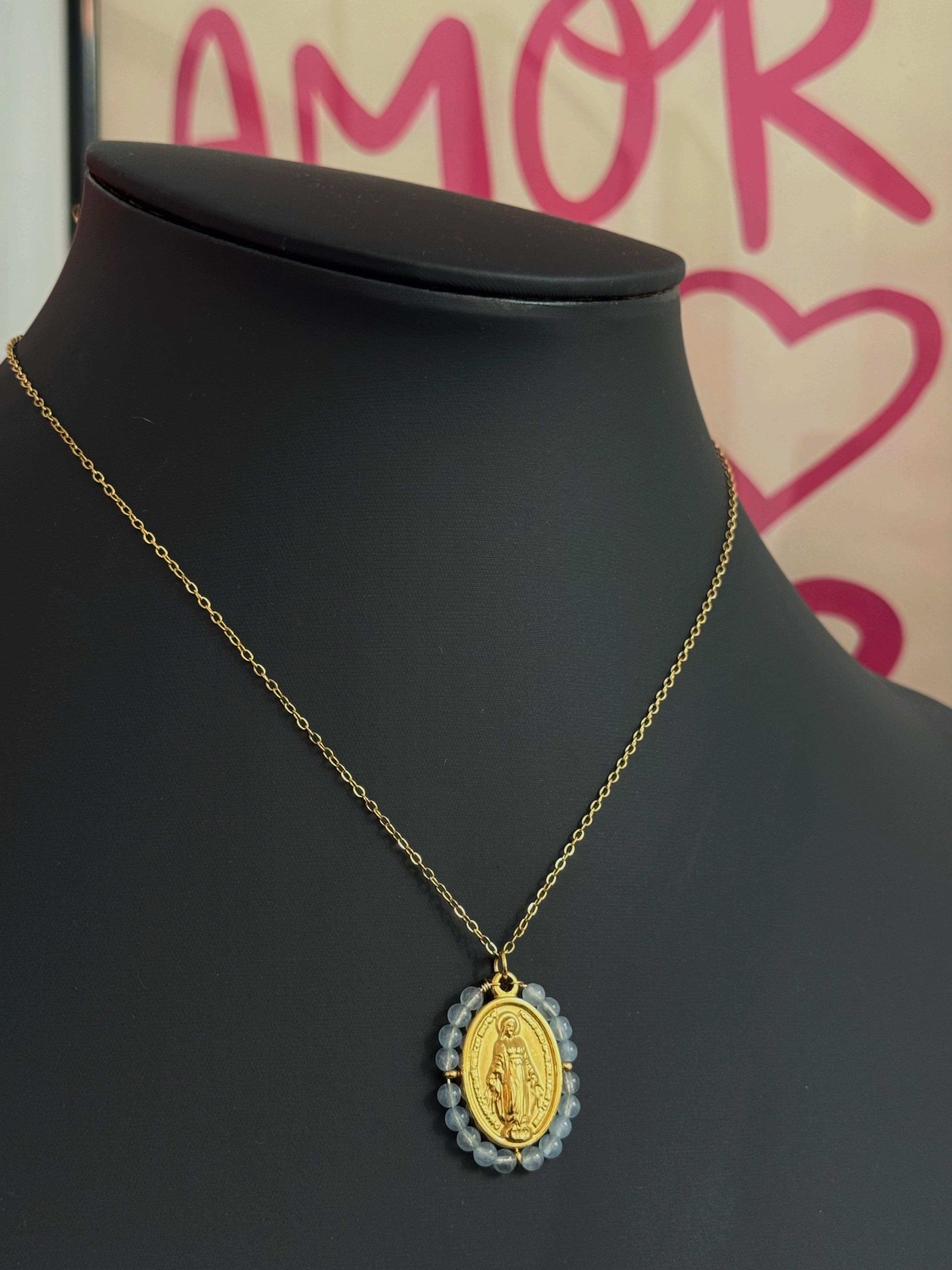 COLLAR BLUE VIRGIN