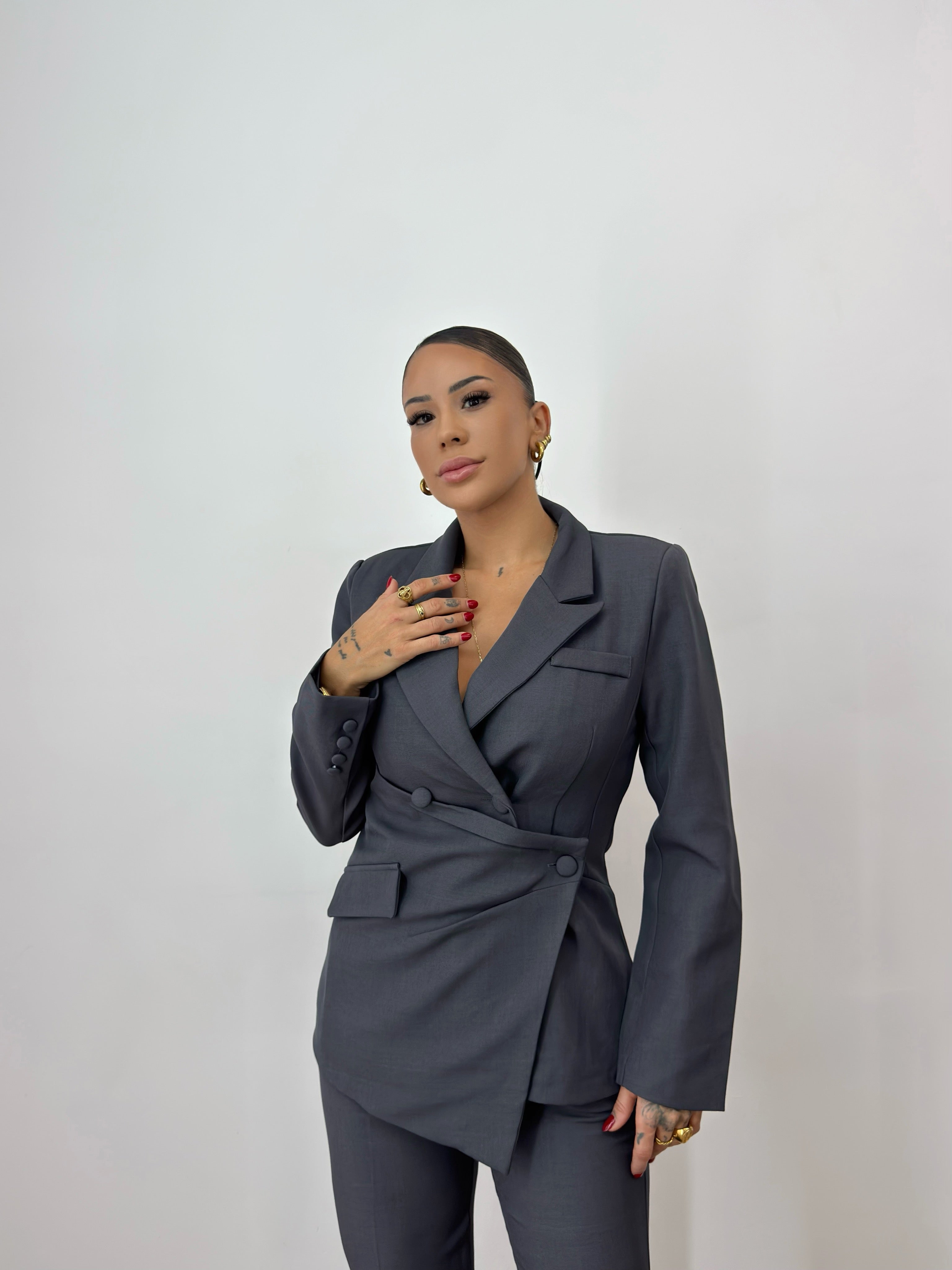 TRAJE PREMIUM CELINE GREY