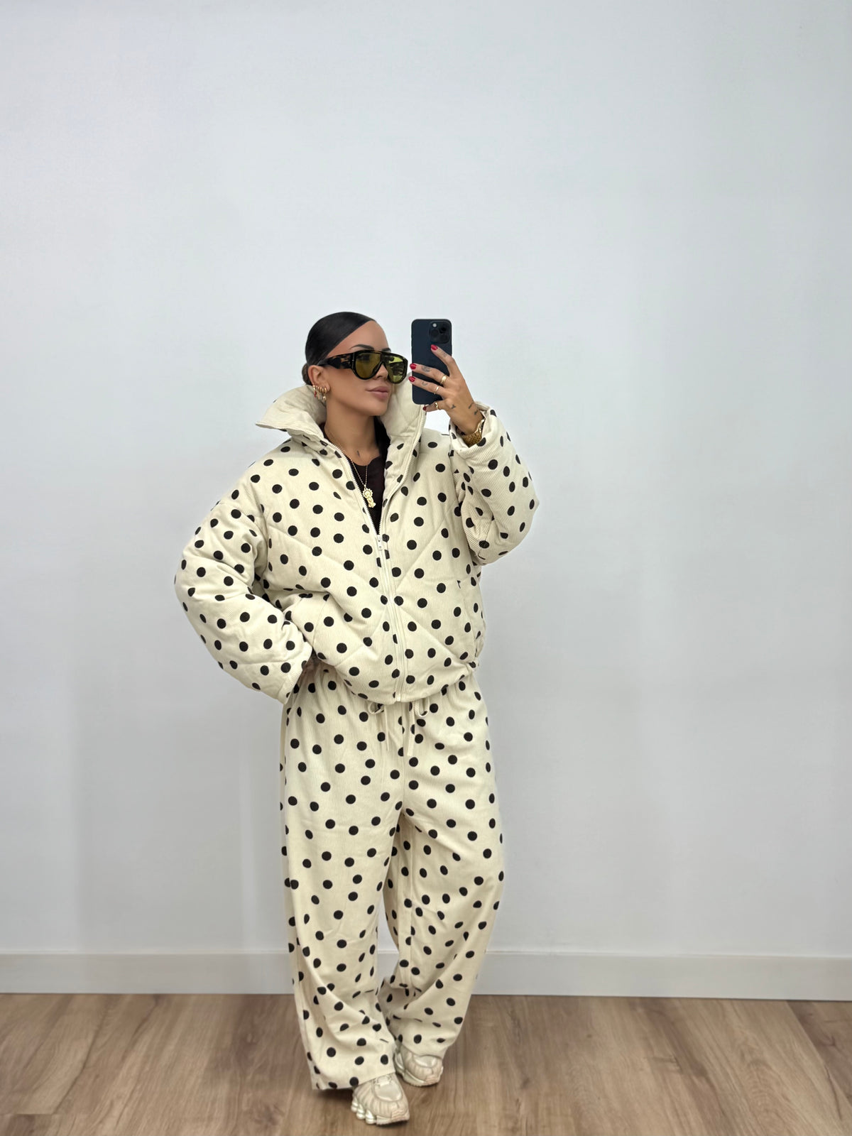PANTALÓN PANA POLKA DOTS