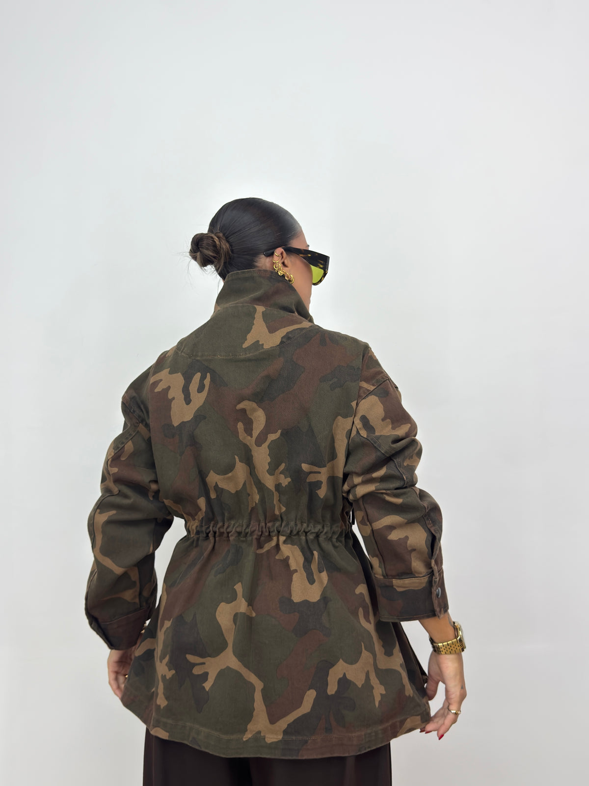 CHAQUETA DENIM CAMO LUMINA