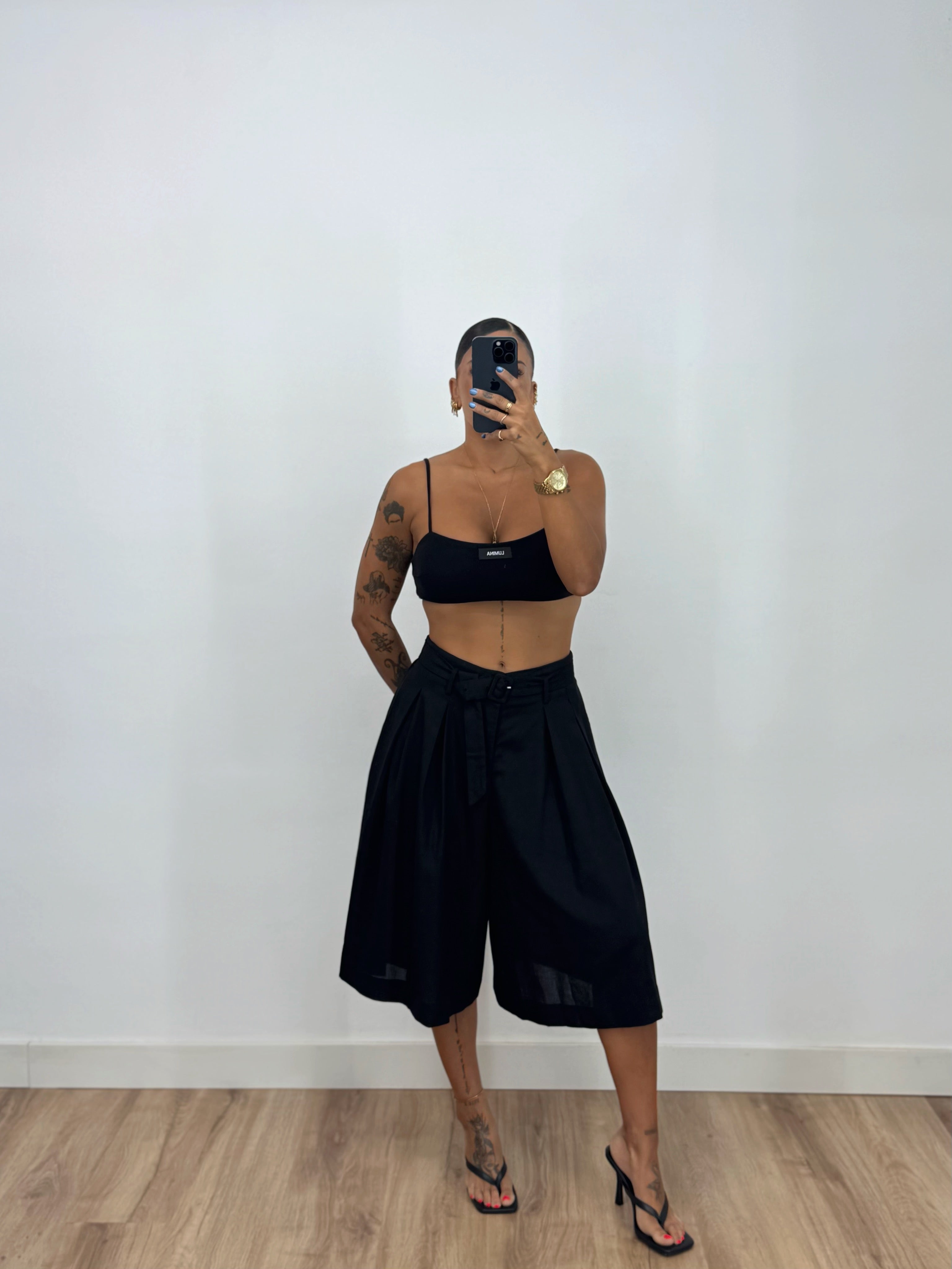 BERMUDA BLACK LINEN