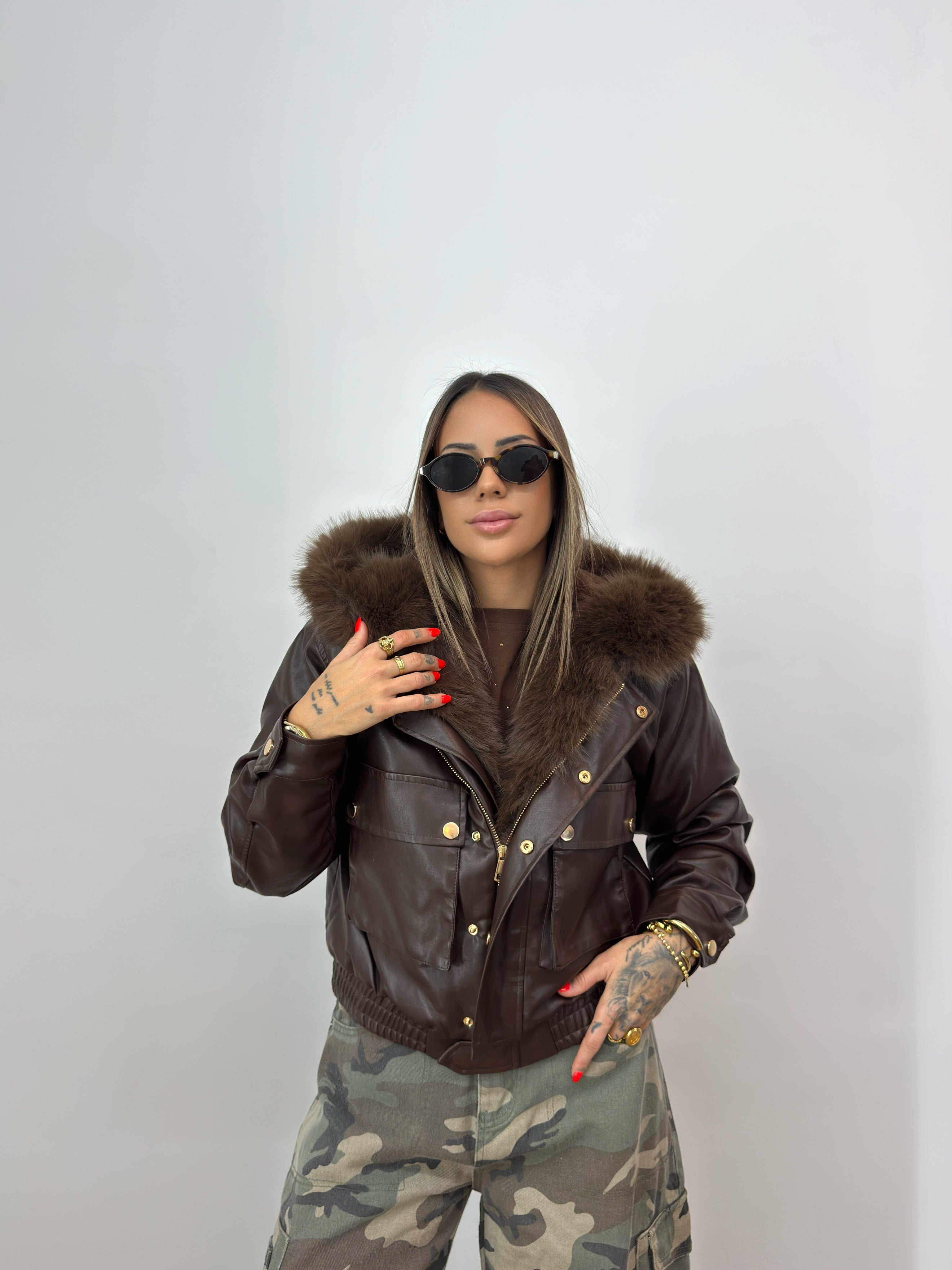 CHAQUETA PREMIUM BROWN SELL