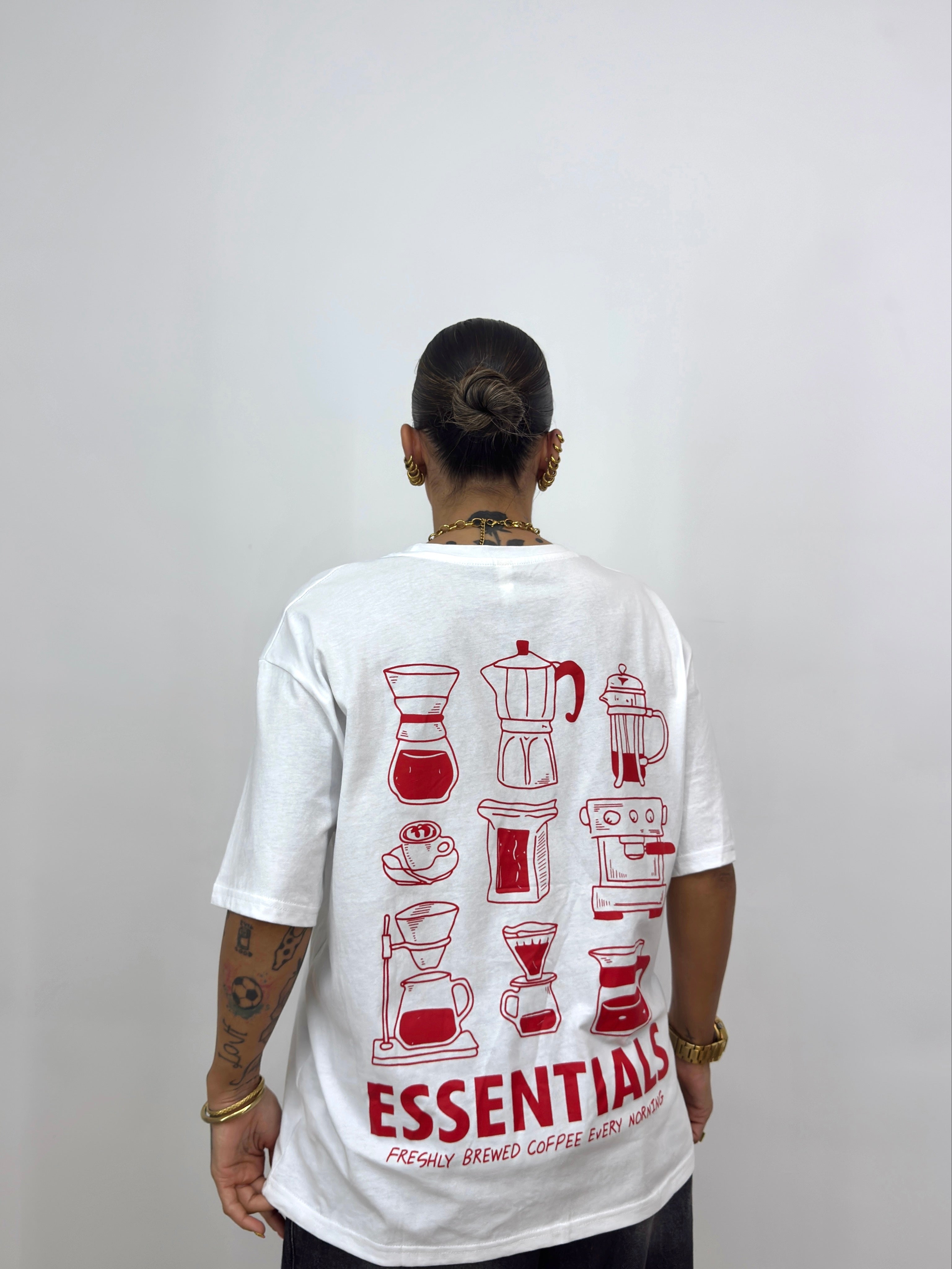 CAMISETA OVER ESSENTIALS