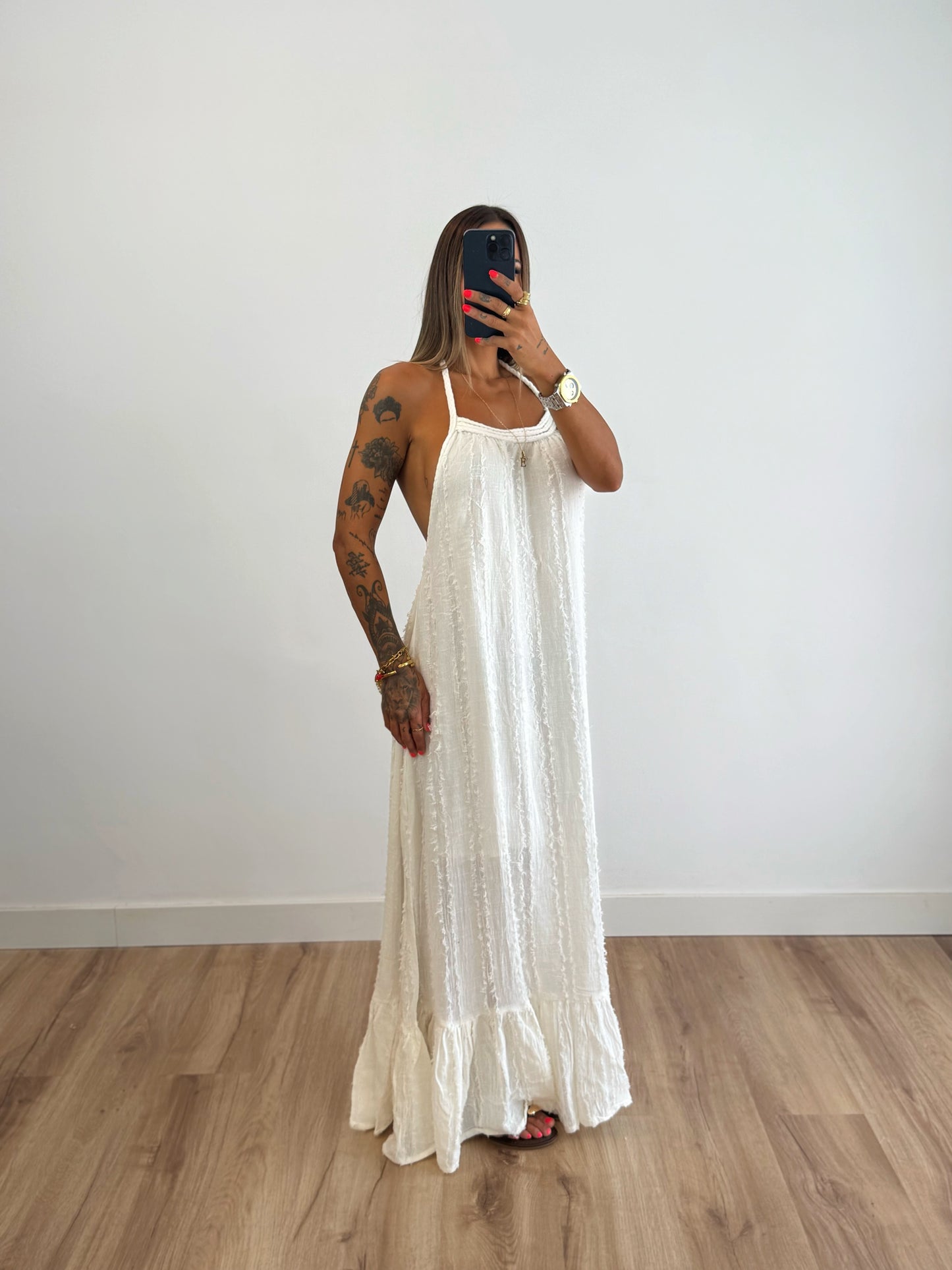 MAXI VESTIDO PREMIUM WHITE BALI