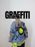 CHAQUETA OVER DENIM PREMIUM GRAFFITI