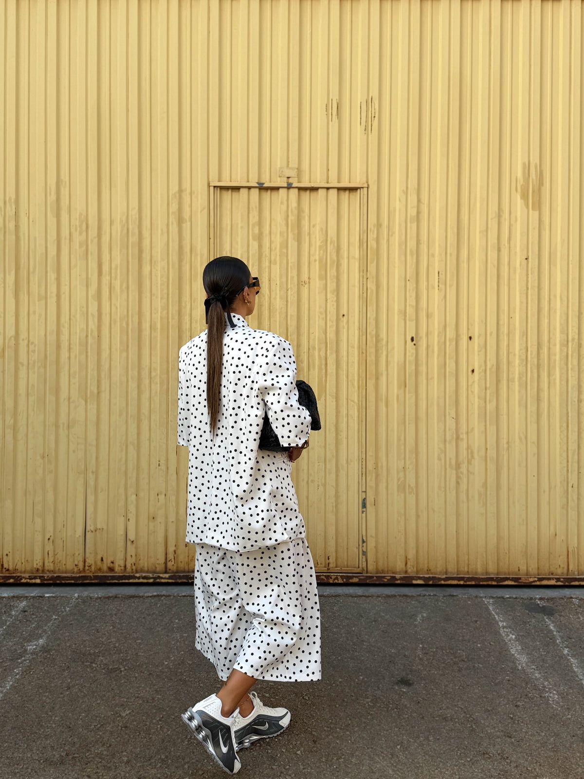 BLAZER OVER PREMIUM POLKA DOTS