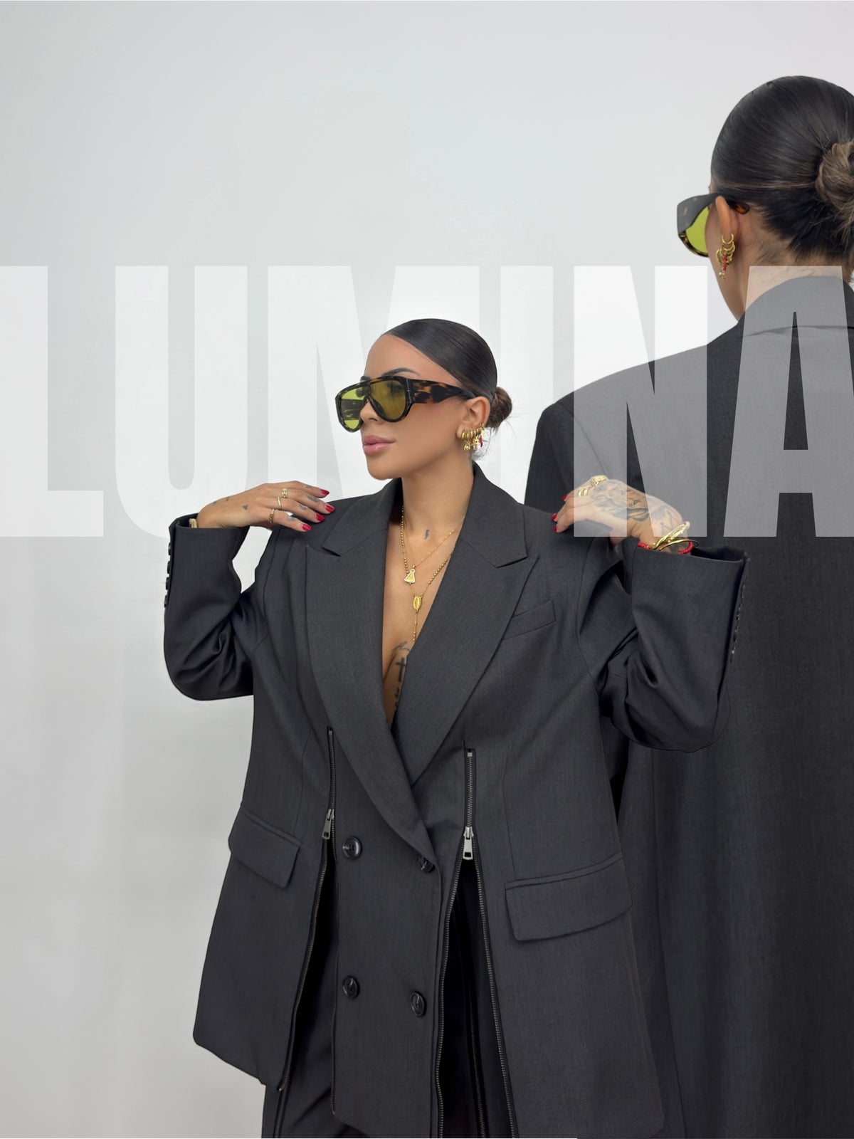 BLAZER LUMINA ZIPPER