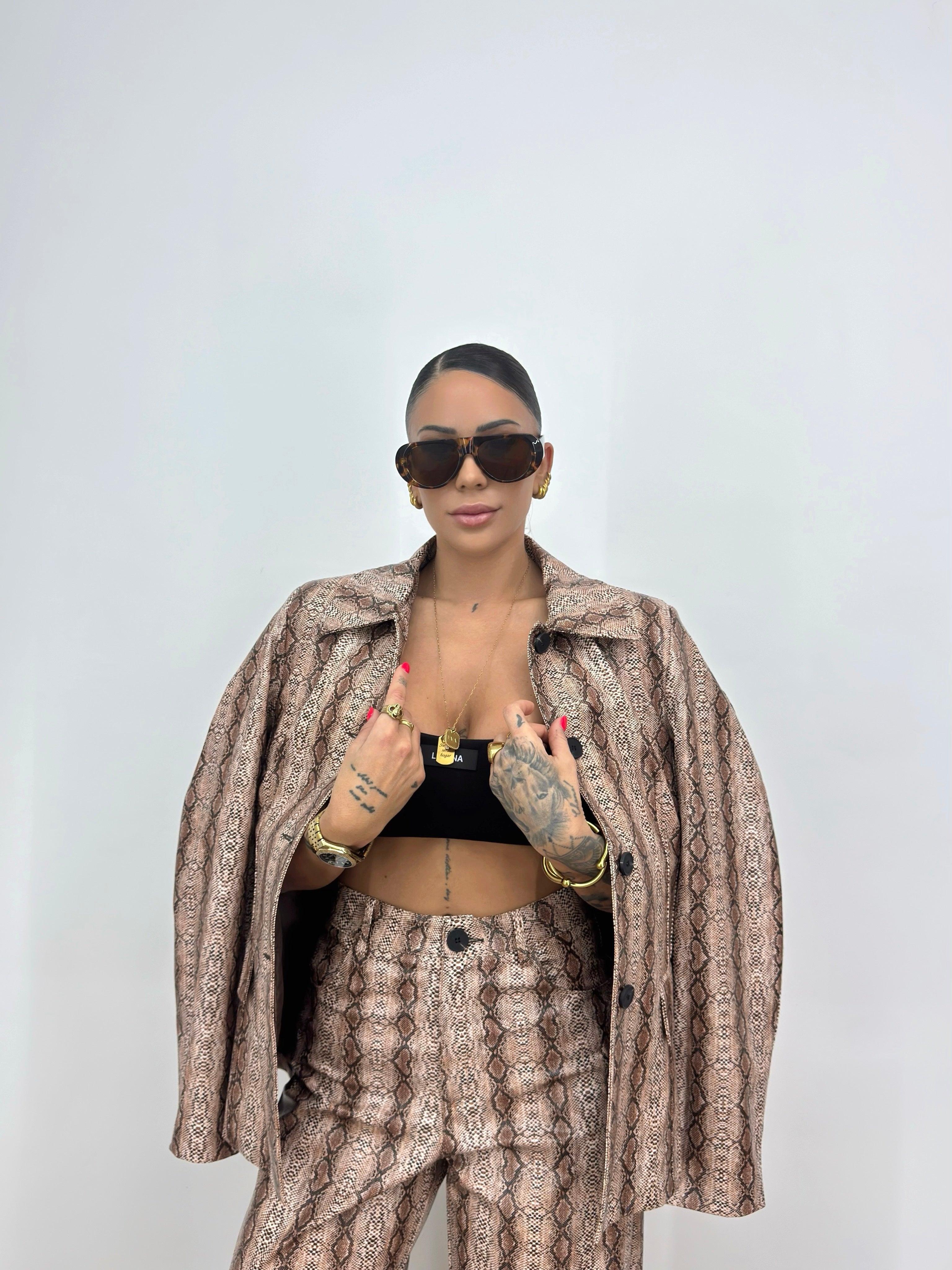 CHAQUETA PIEL SINTÉTICA LUMINA