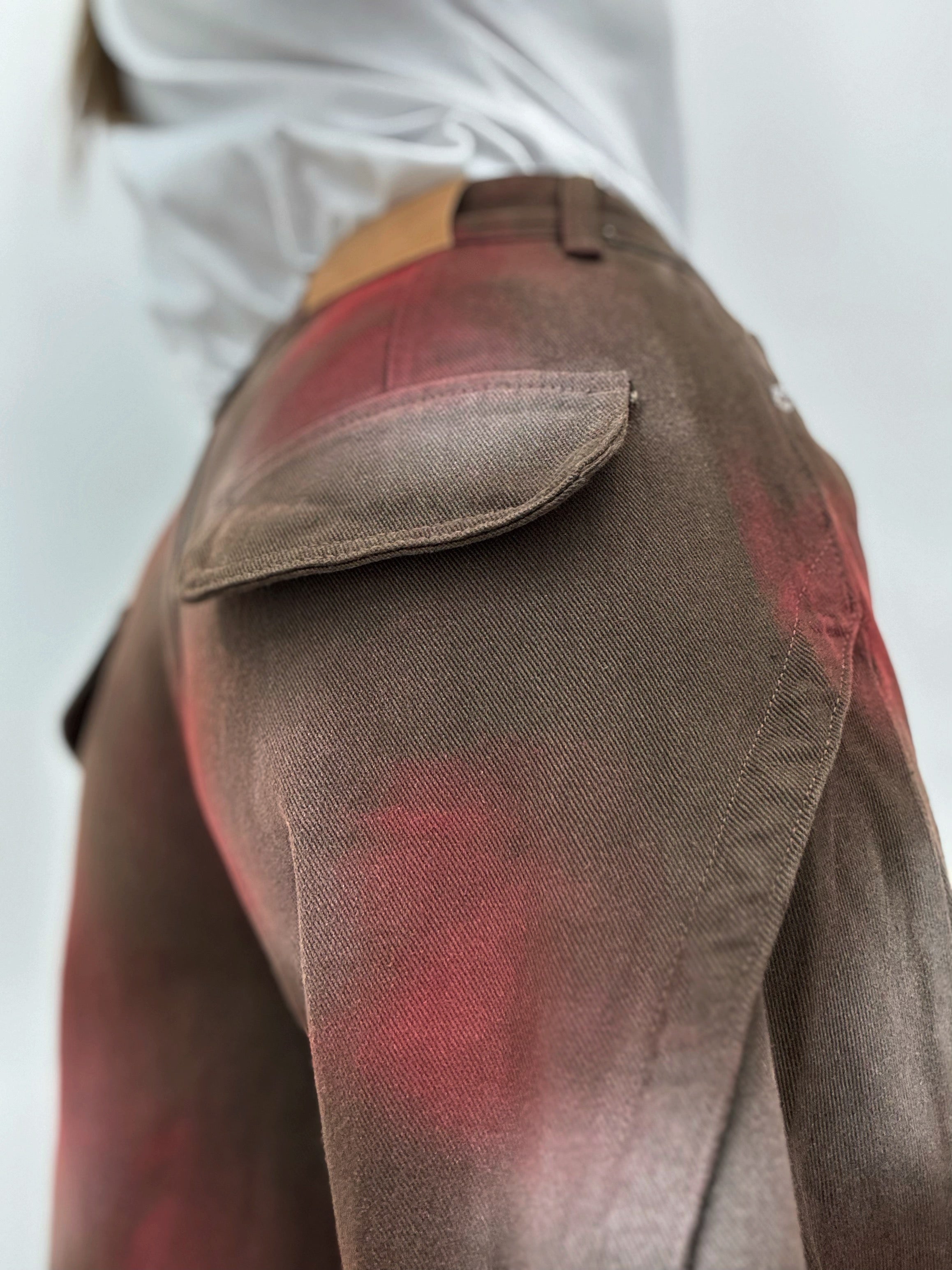 JEANS PREMIUM PAINT CHOC