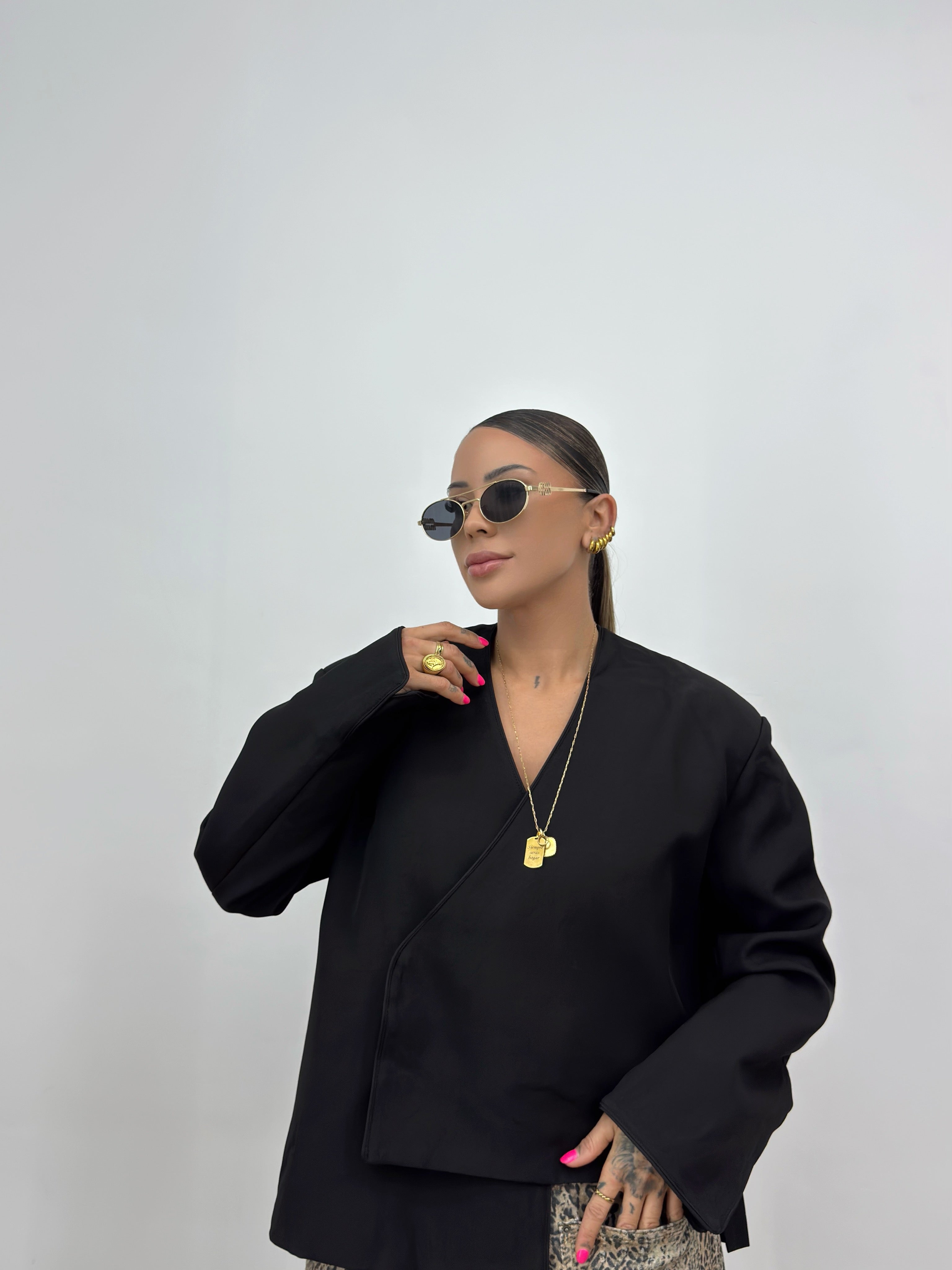 BLAZER OVER PREMIUM SIA BLACK