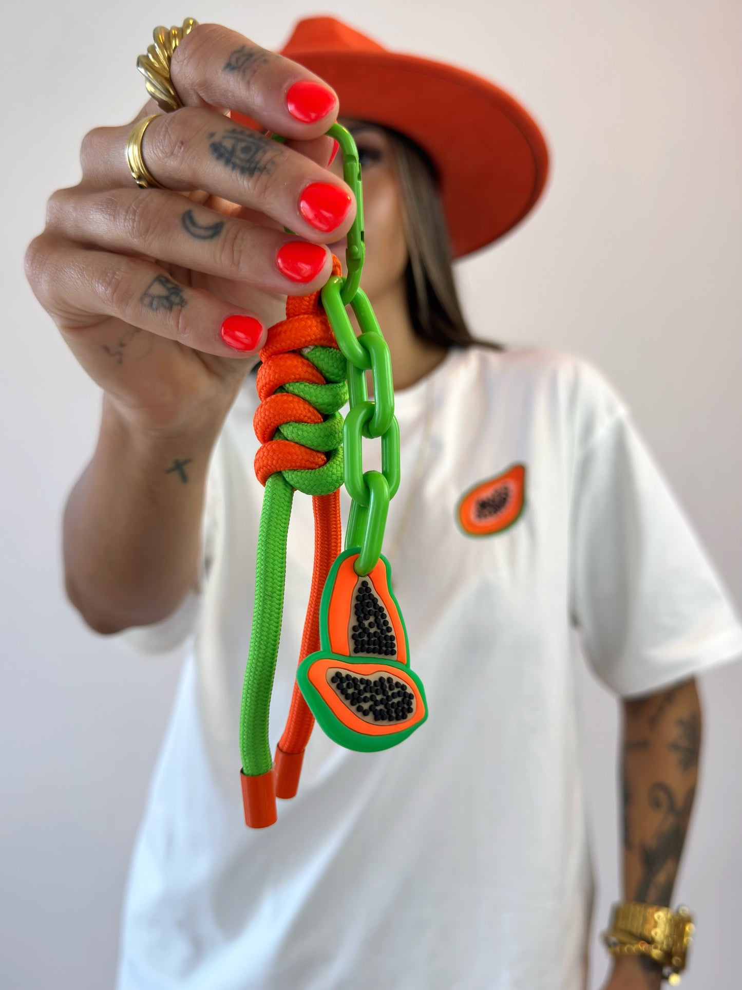 CAMISETA OVER PAPAYA