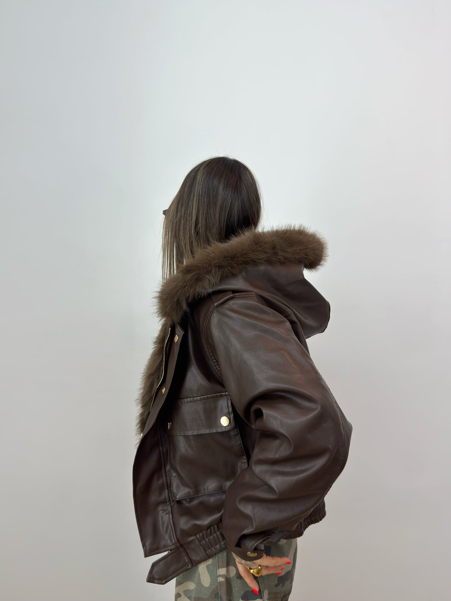 CHAQUETA PREMIUM BROWN SELL