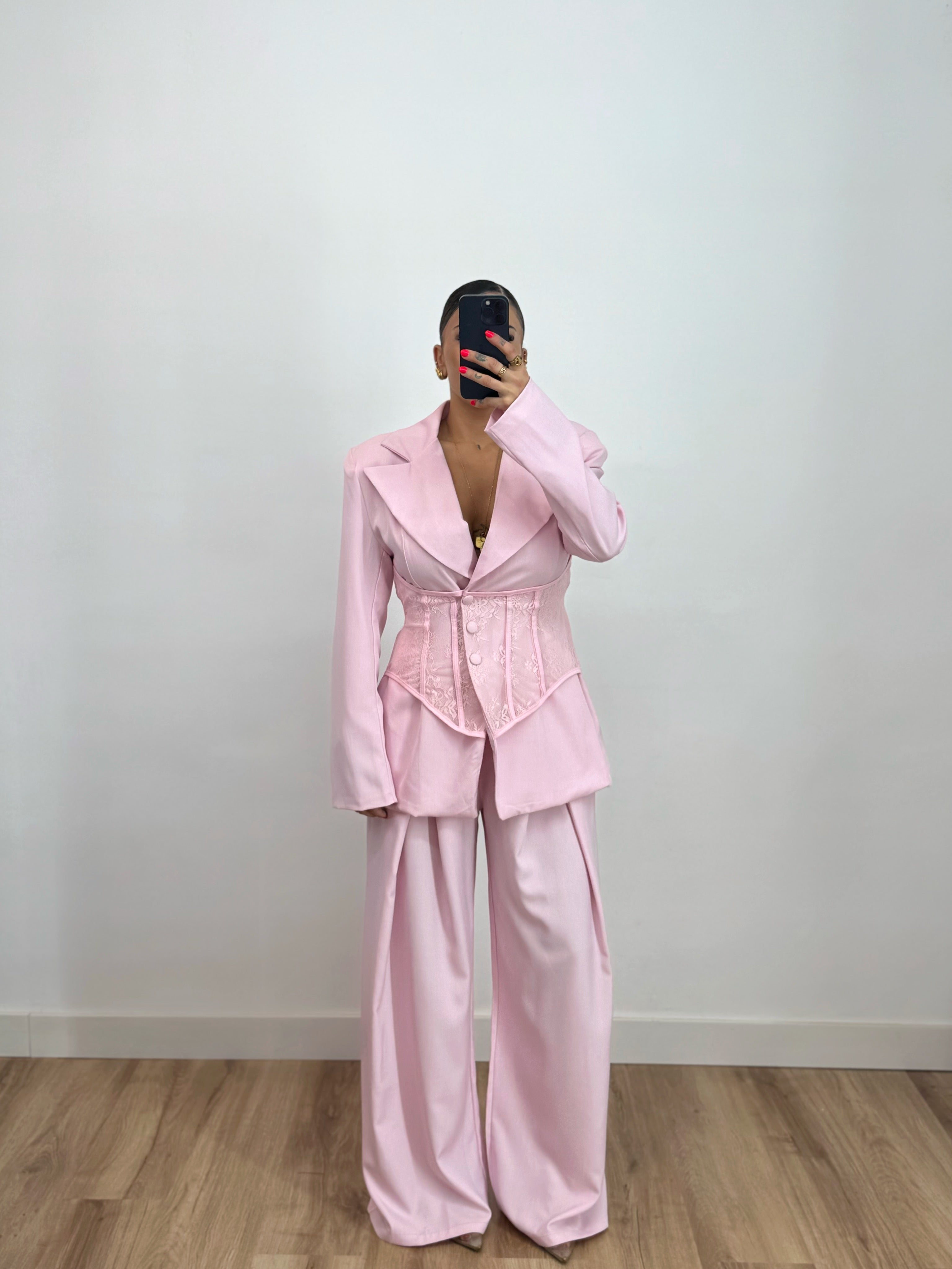 TRAJE JANNET BABY PINK