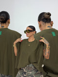 CAMISETA OVER GREEN ARMY