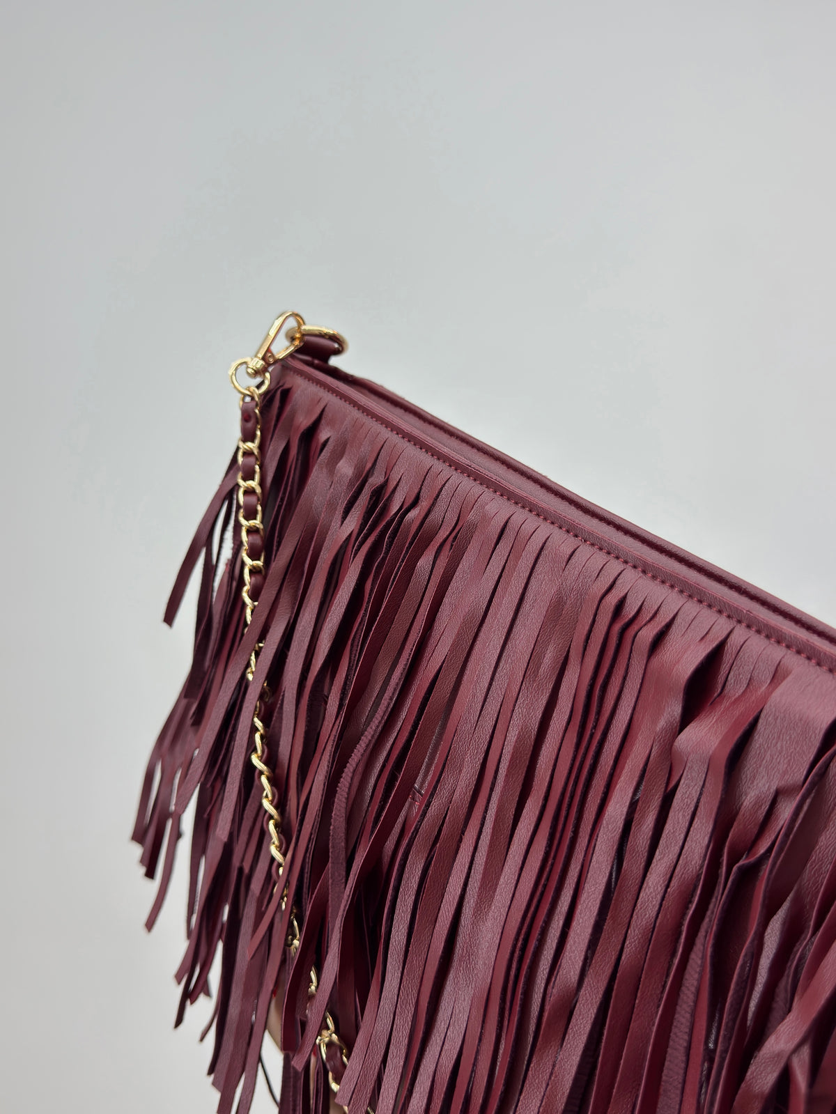 BOLSO MID FLEKKS WINE