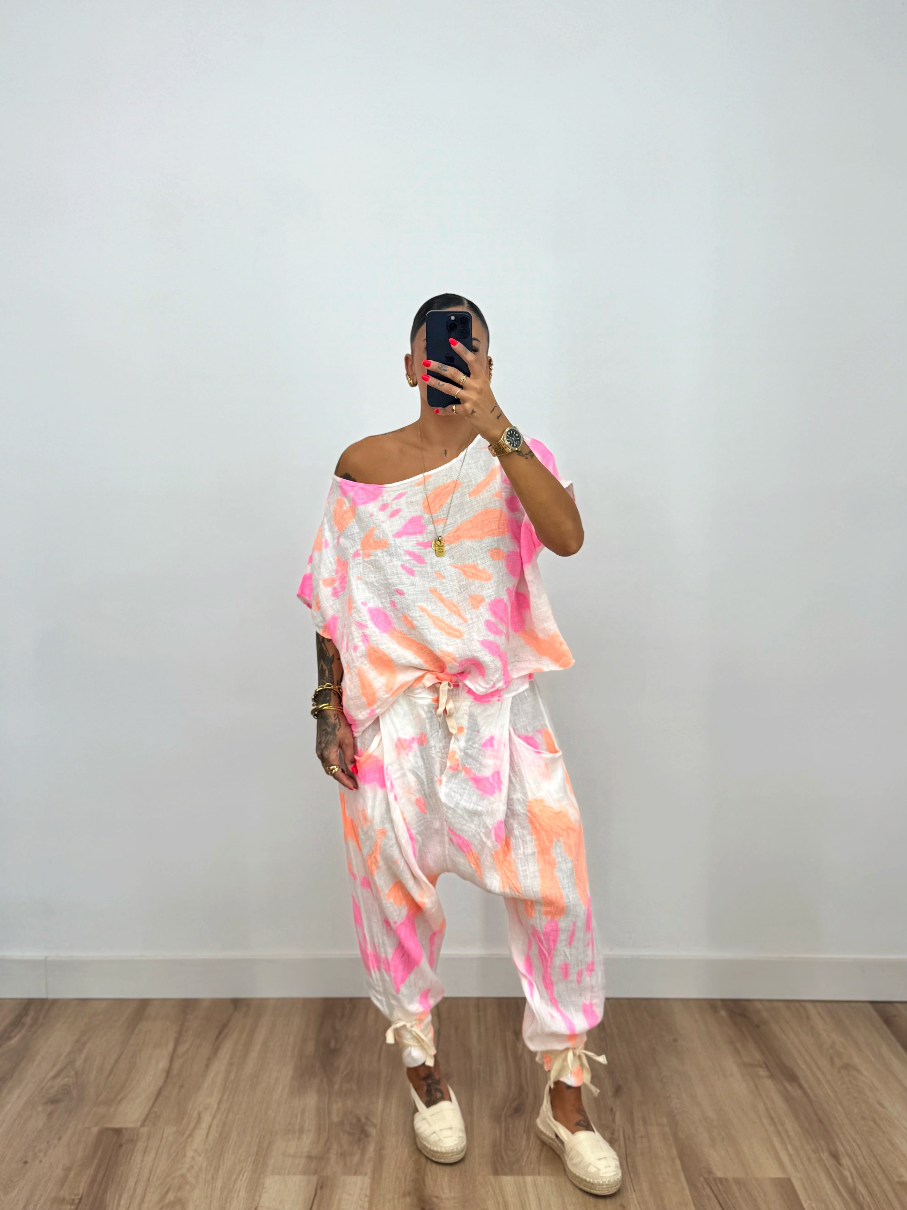 PANTALÓN BAGGY PURO LINO TIE DYE