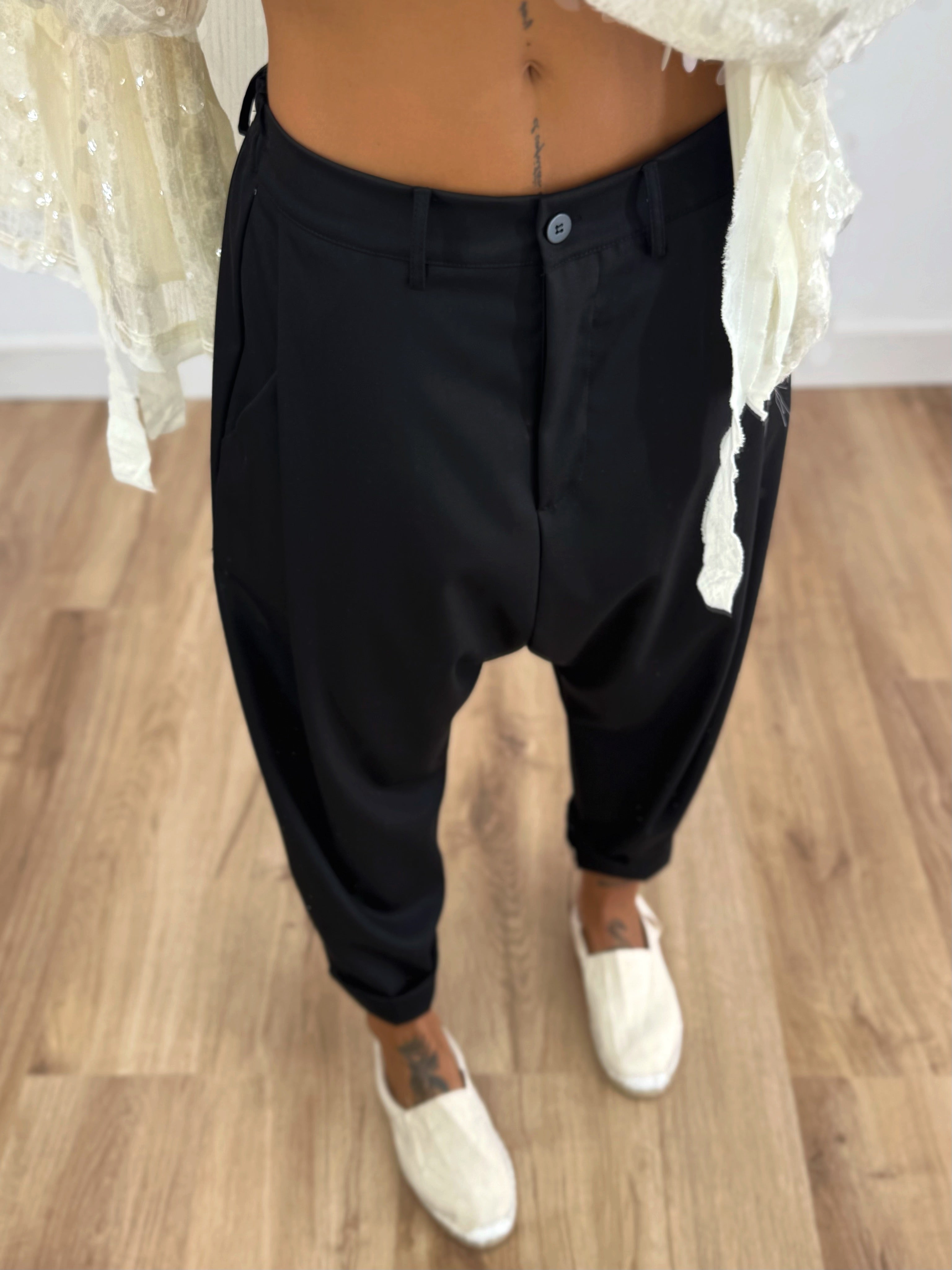 PANTALÓN BAGGY PREMIUM TRAJE BLACK