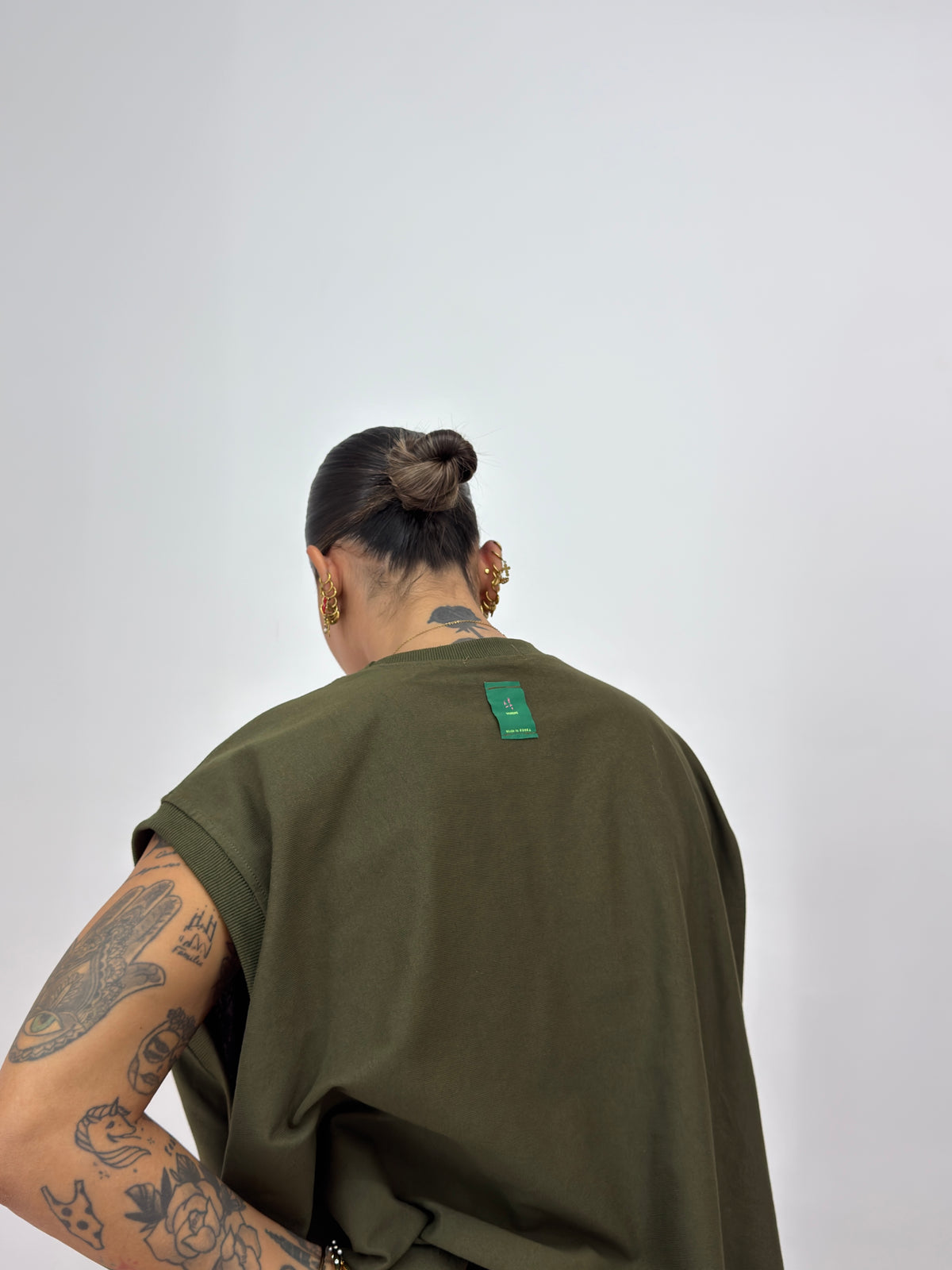 CAMISETA OVER GREEN ARMY