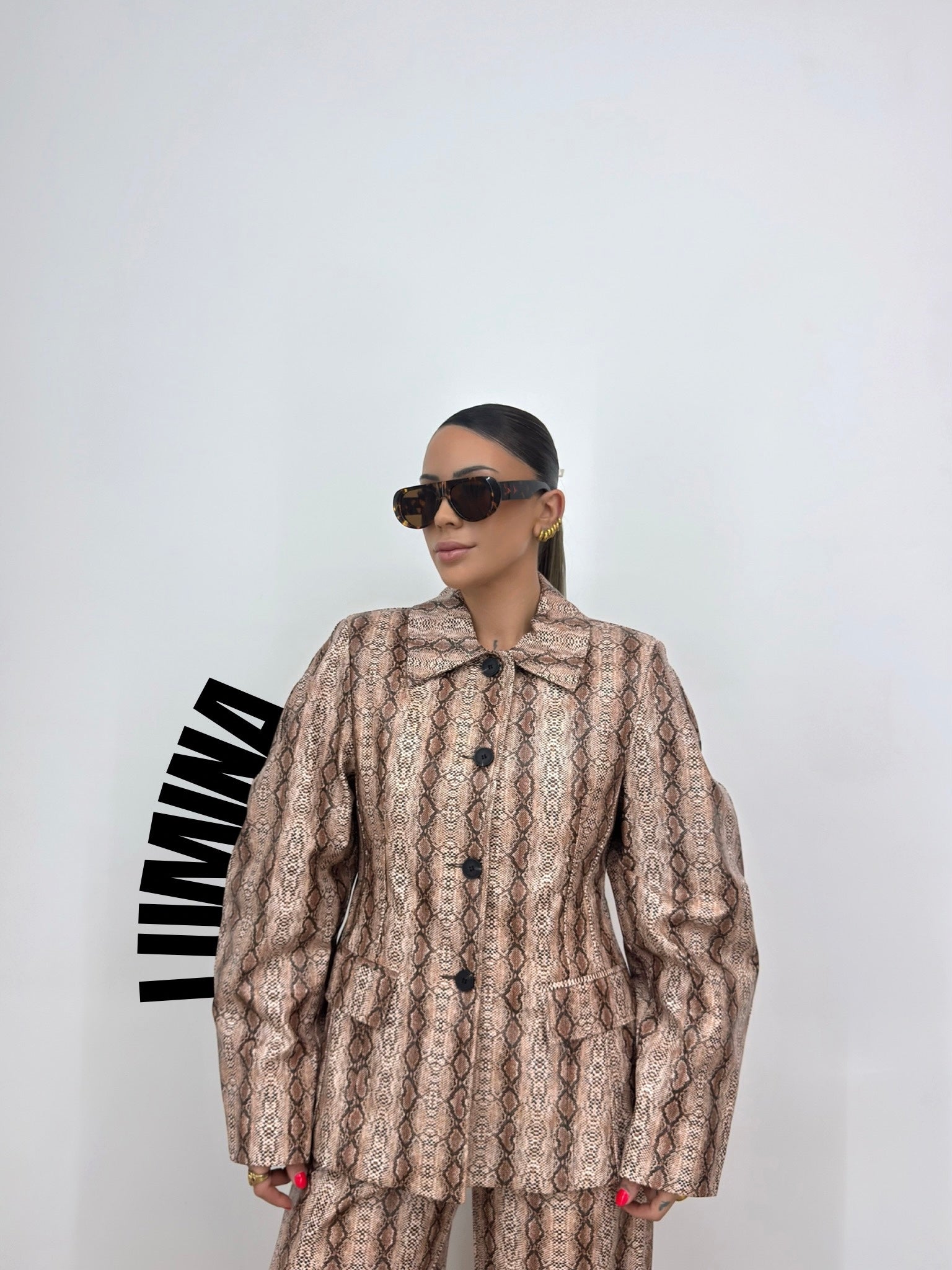 CHAQUETA PIEL SINTÉTICA LUMINA