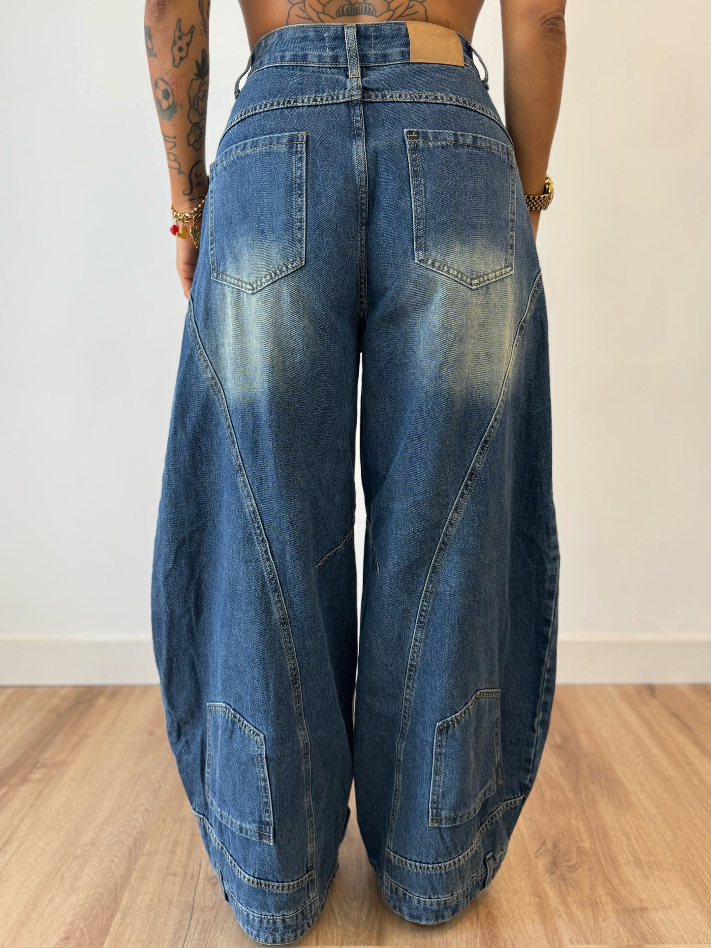 JEANS PREMIUM BALLOON BROKEN
