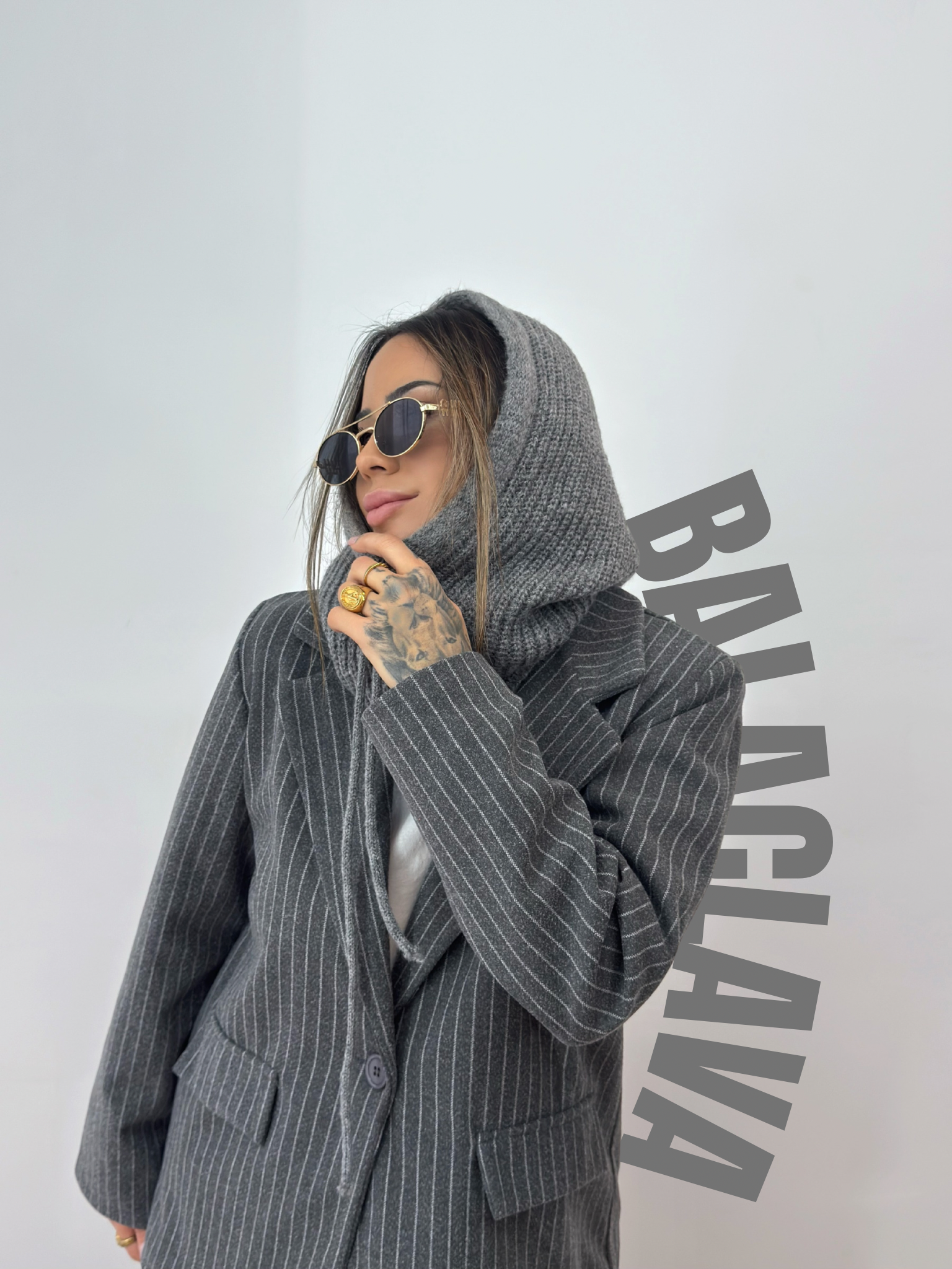 BALACLAVA PUNTO GREY