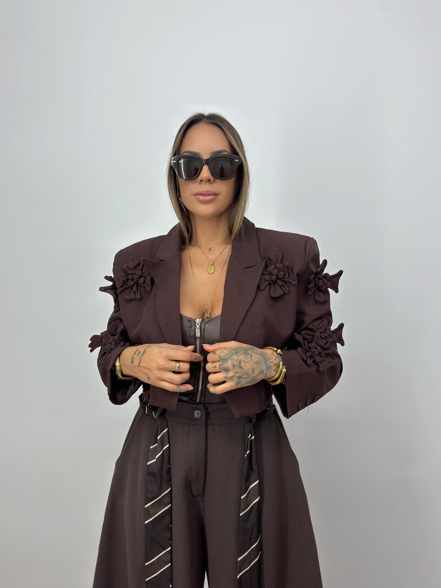 BLAZER CROPPED PREMIUM ROUS