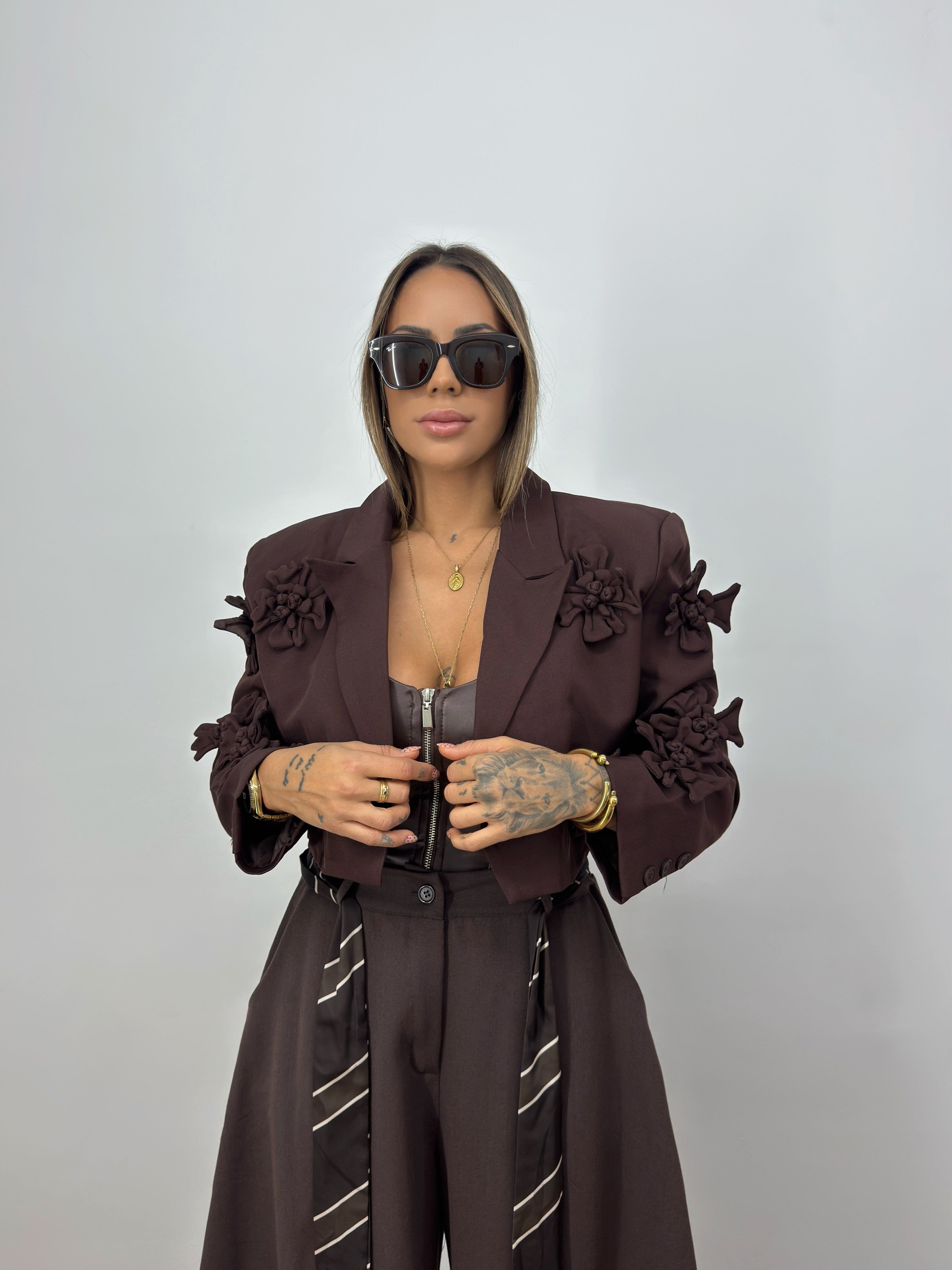 BLAZER CROPPED PREMIUM ROUS