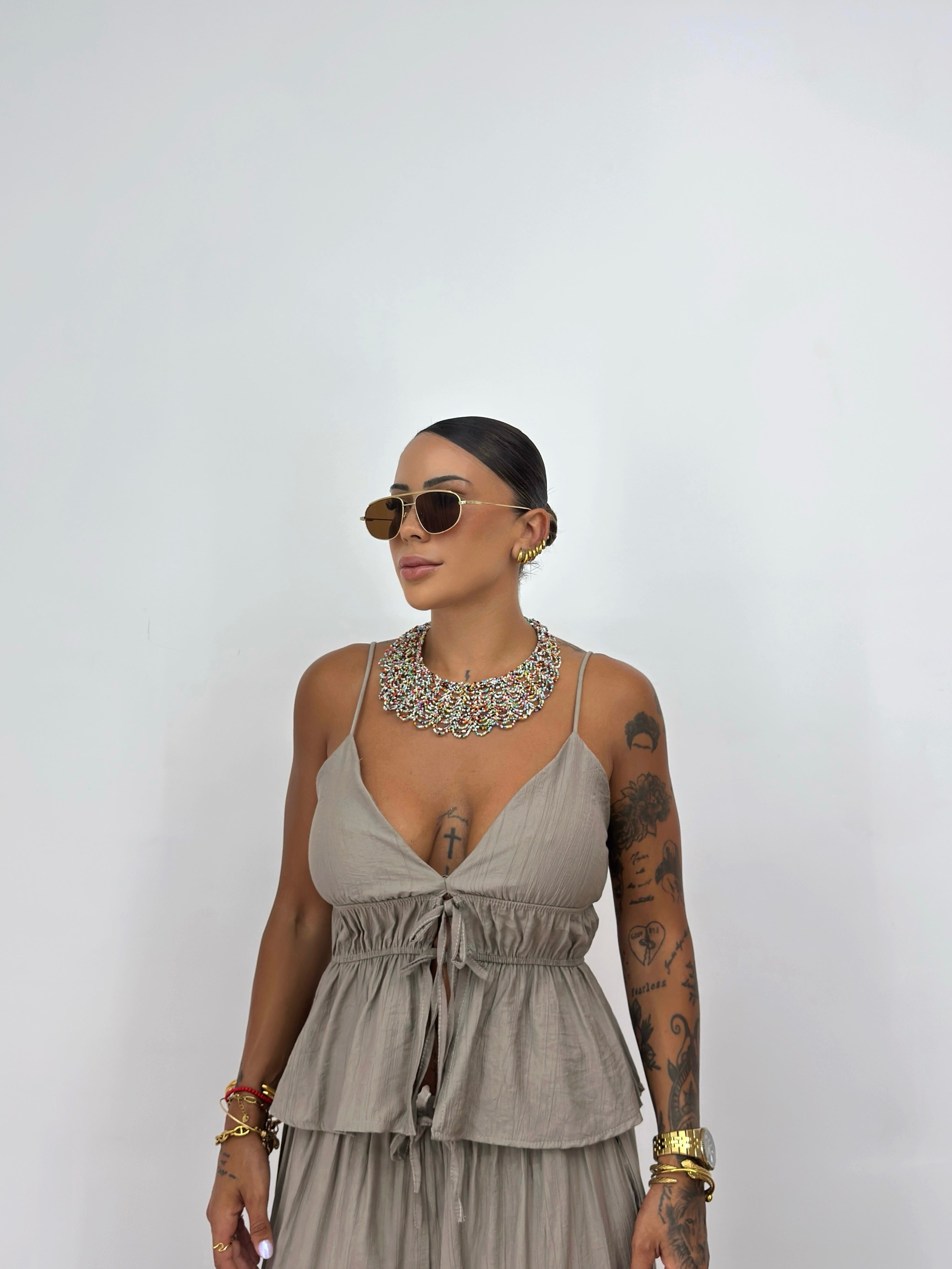 CONJUNTO ATHENEA TAUPE