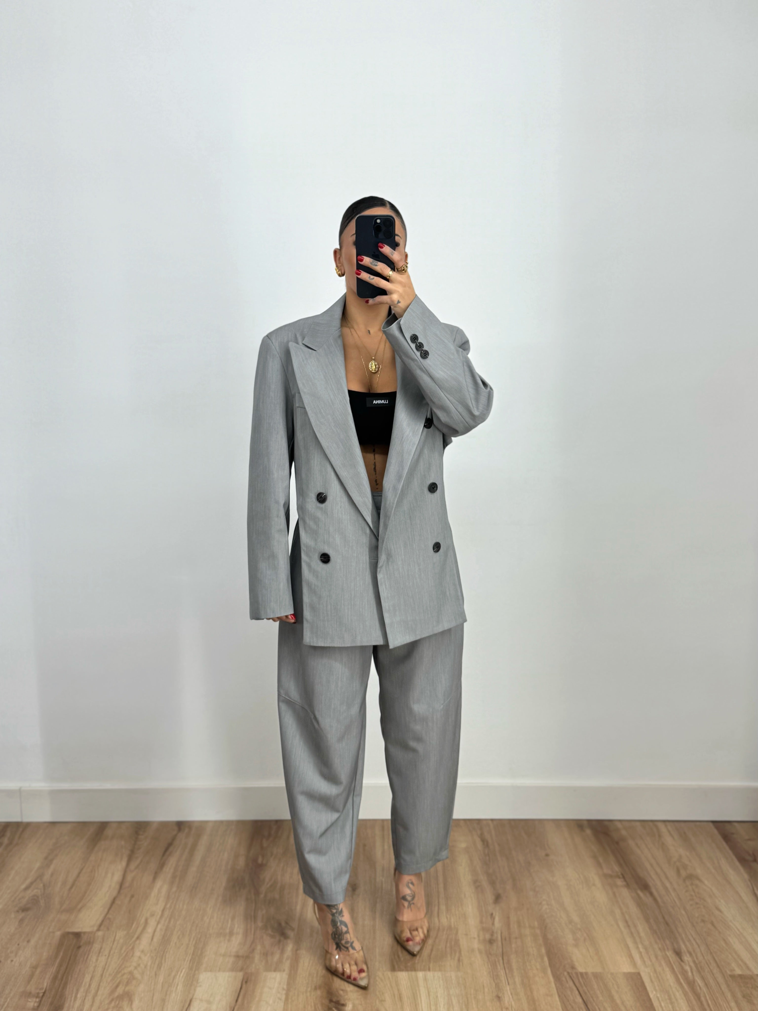 BLAZER LUMIN ABERTURA GREY