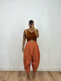 PANTALÓN BAGGY PREMIUM PURO LINO BRIQUE