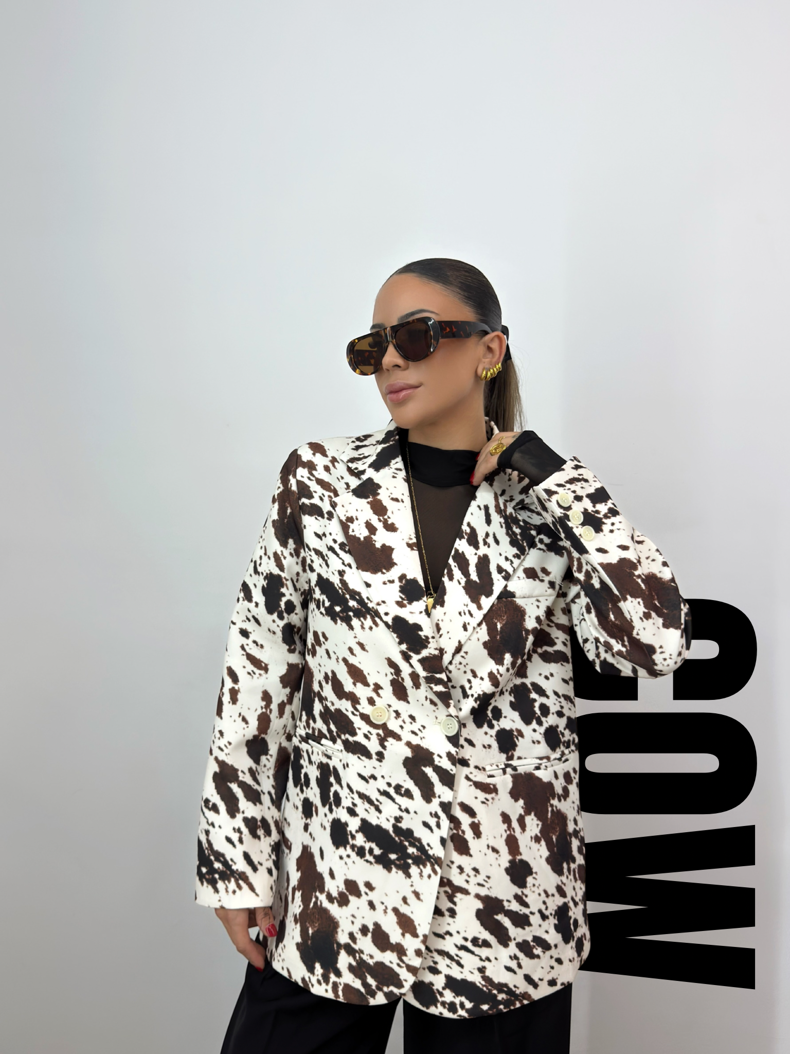 BLAZER OVER PREMIUM COW