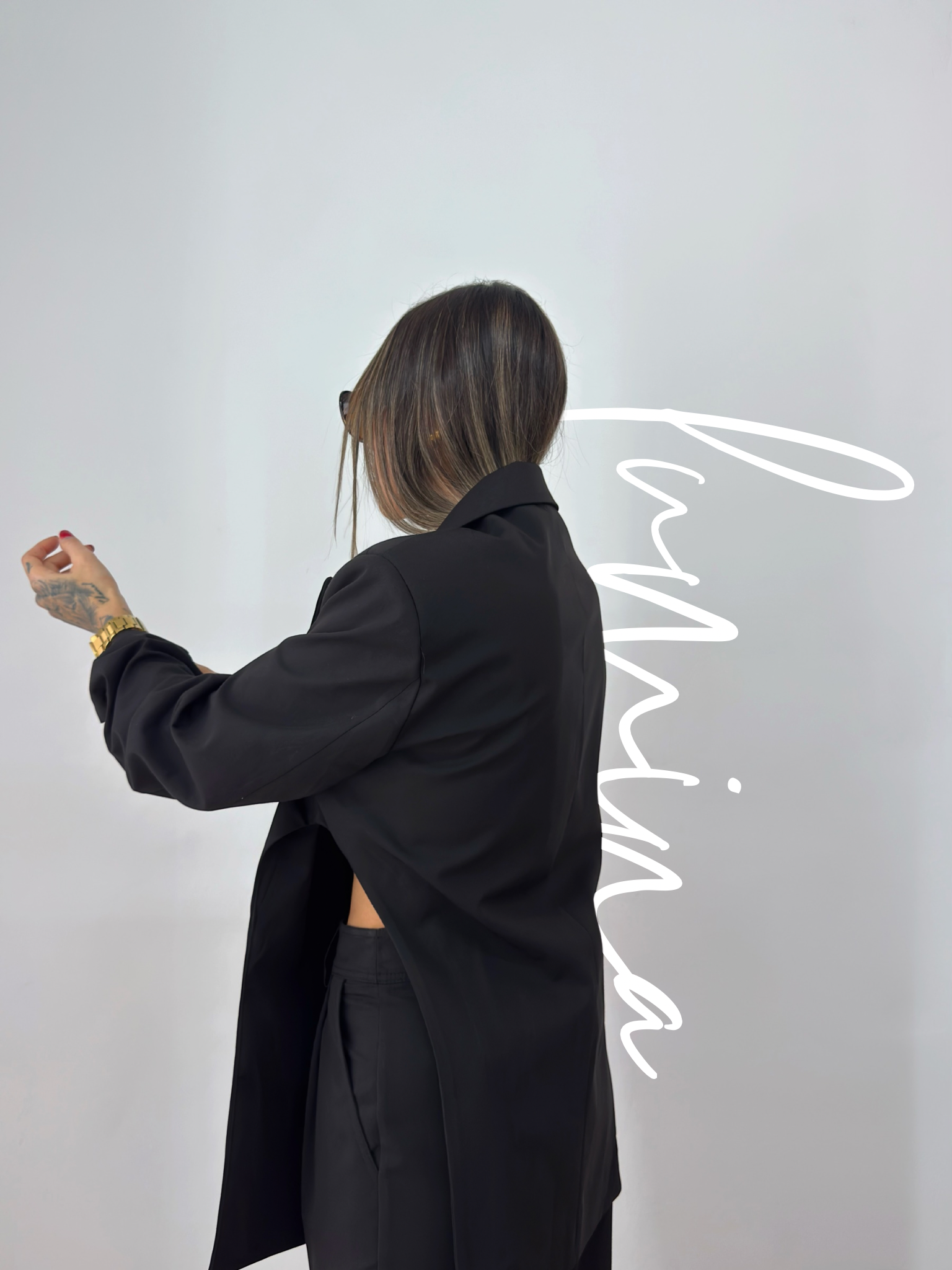 BLAZER LUMIN ABERTURA BLACK