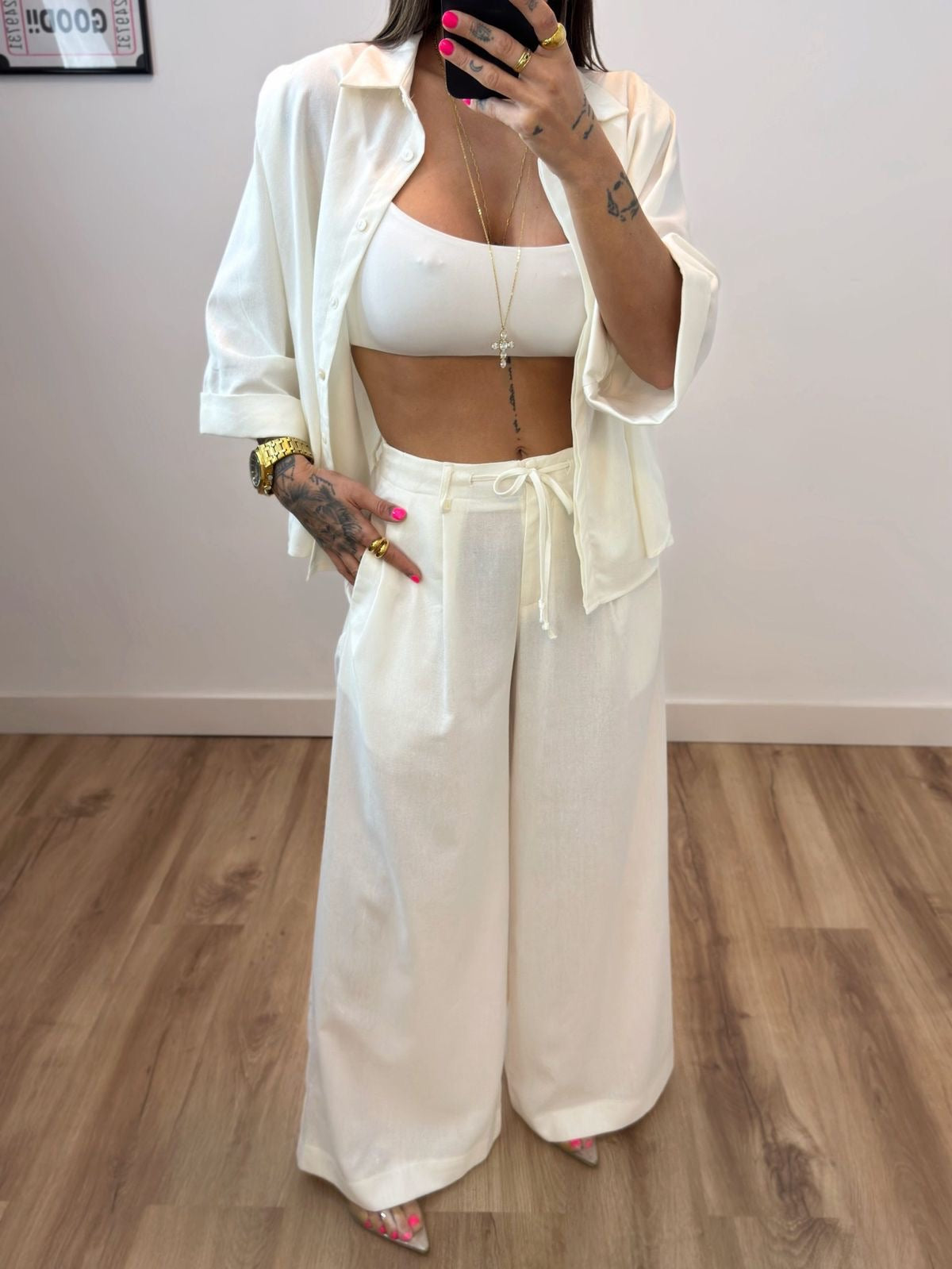 PANTALÓN PREMIUM LINO BLANC