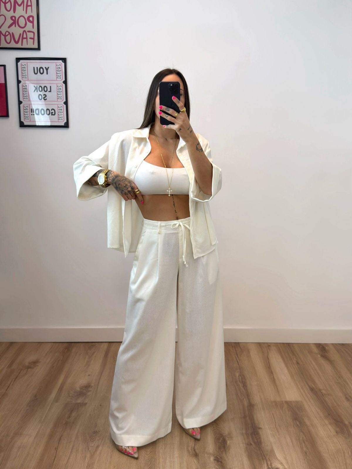 PANTALÓN PREMIUM LINO BLANC